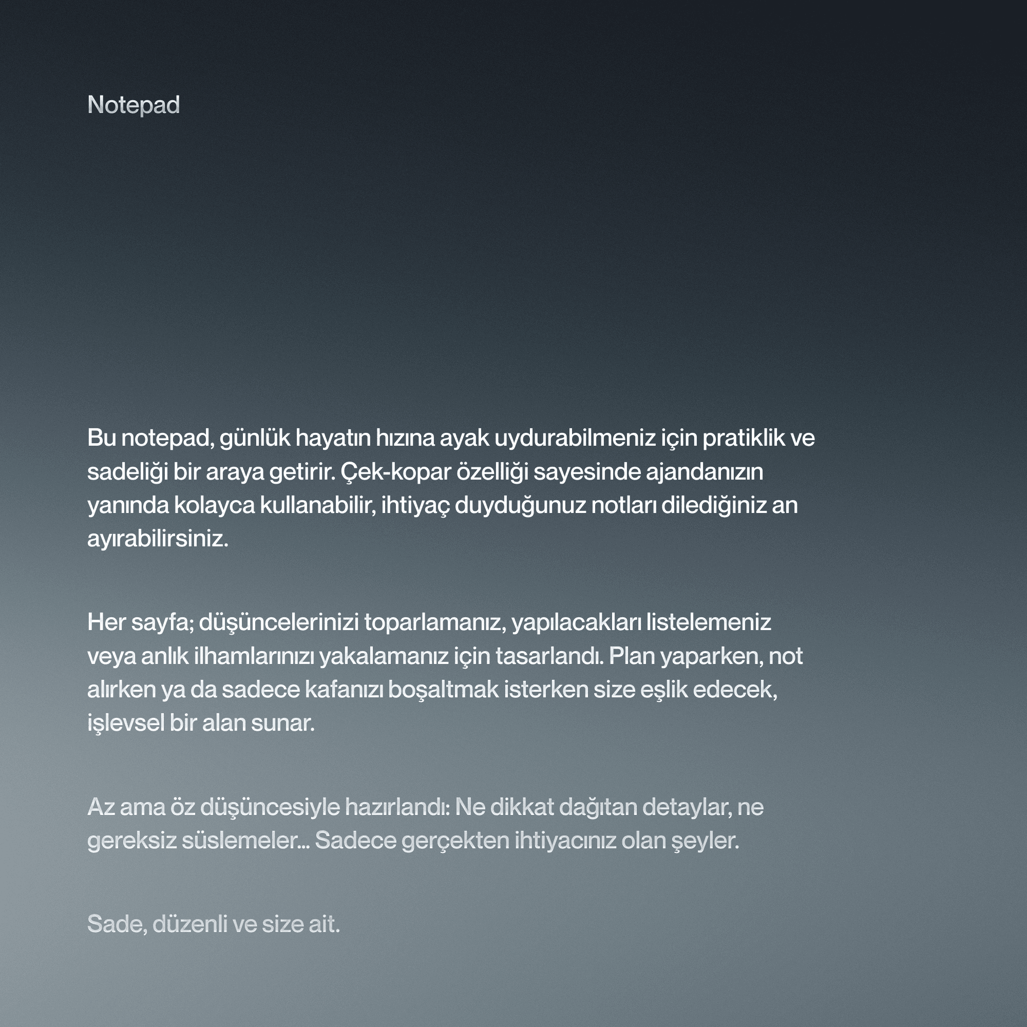Mori Notepad Kareli