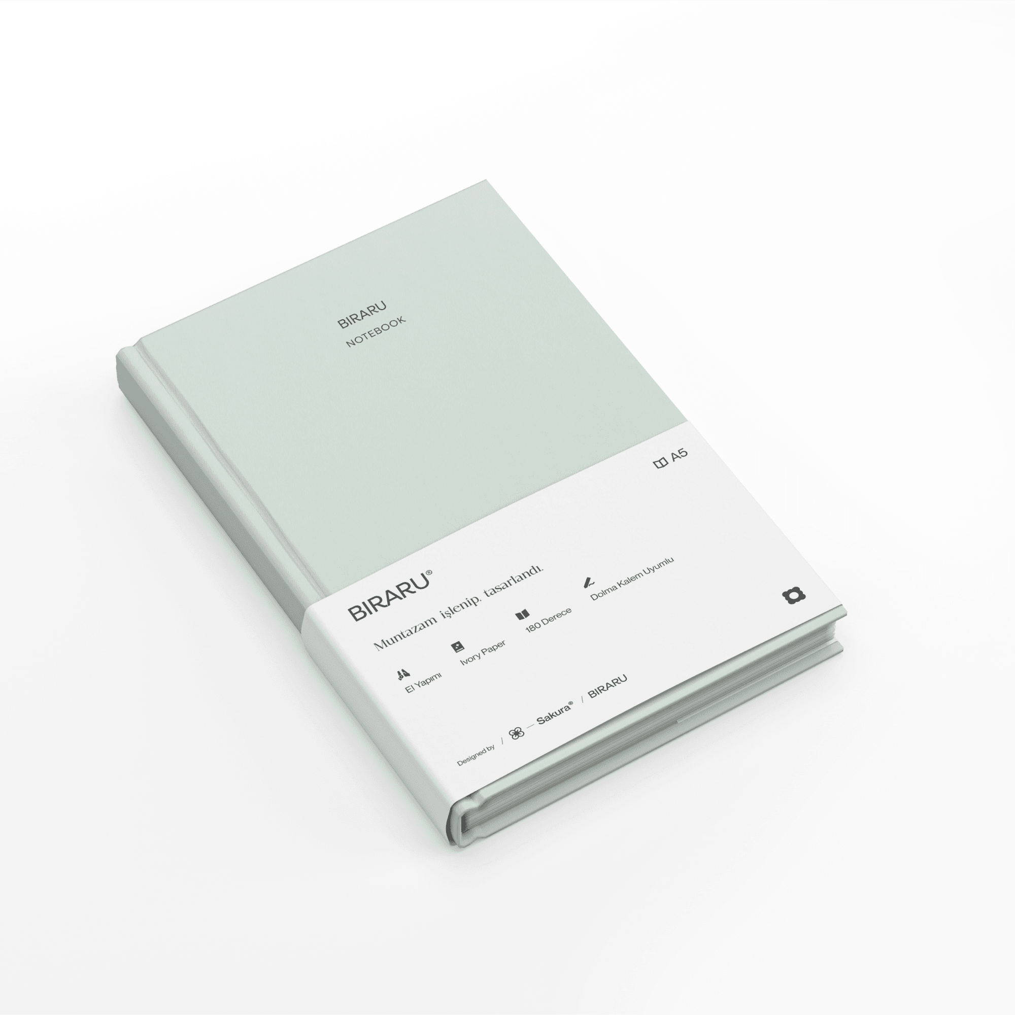 Noktalı Defter - Mint Yeşil