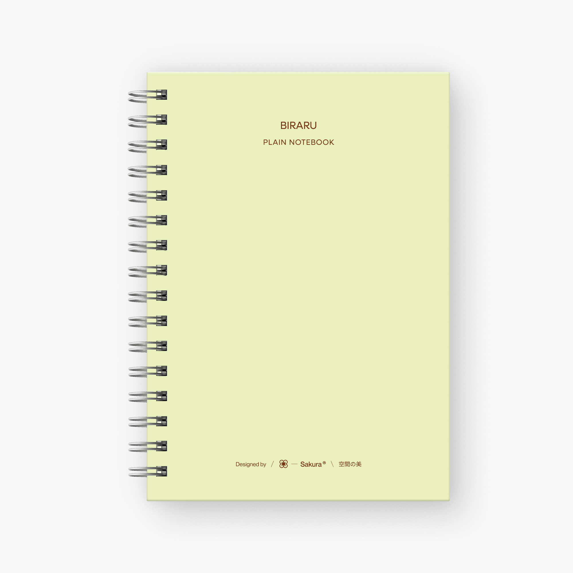 Plain (Düz) Defter Pastel Limon