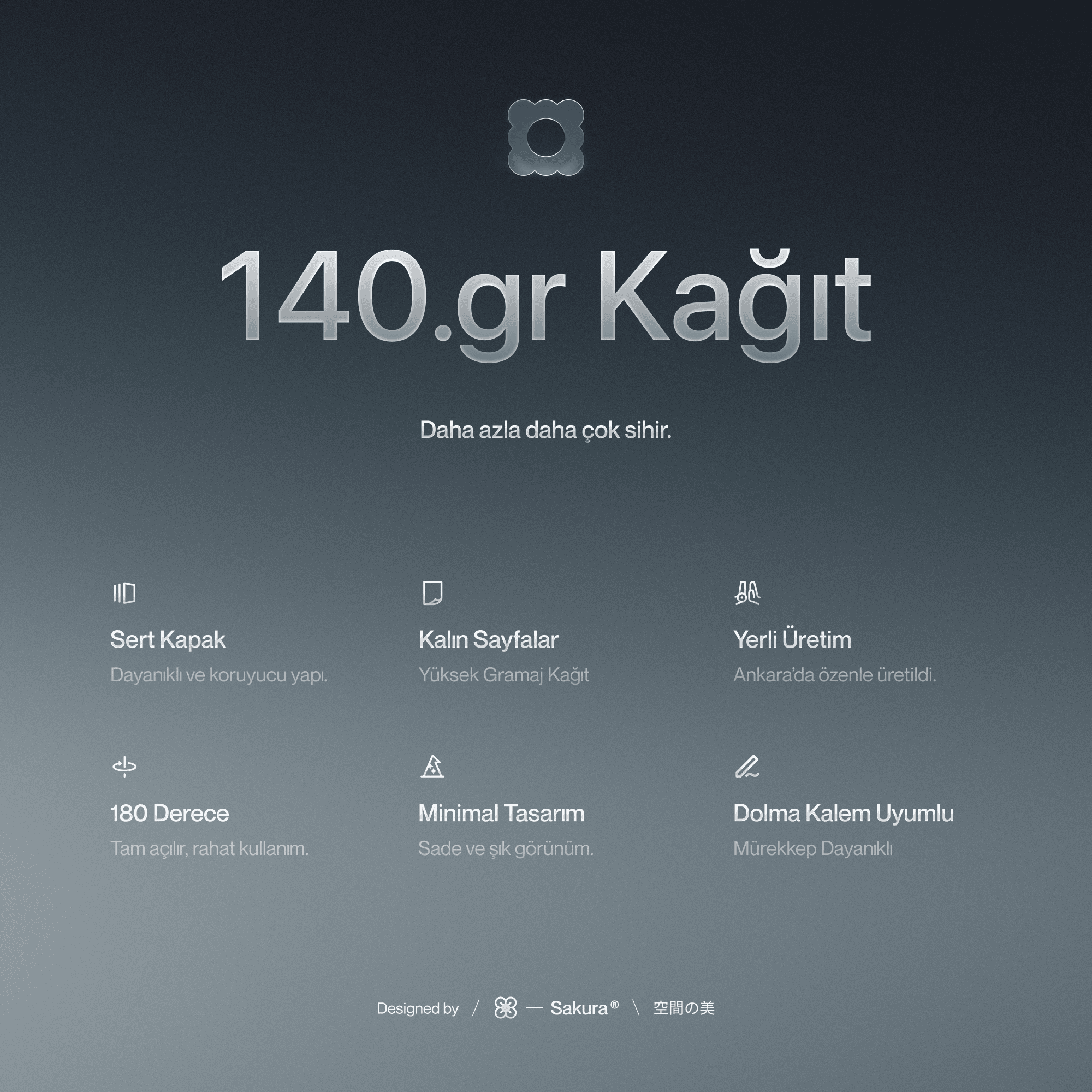 Plain (Düz) Defter Lacivert