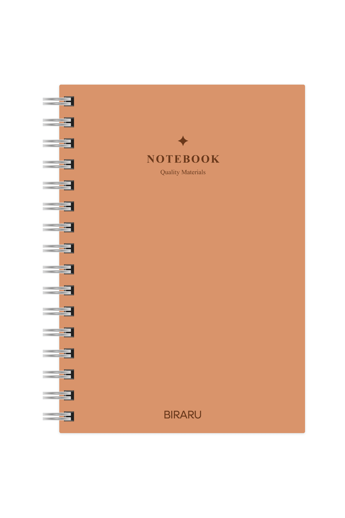 Biraru Turuncu Çizgili & Noktalı Defter