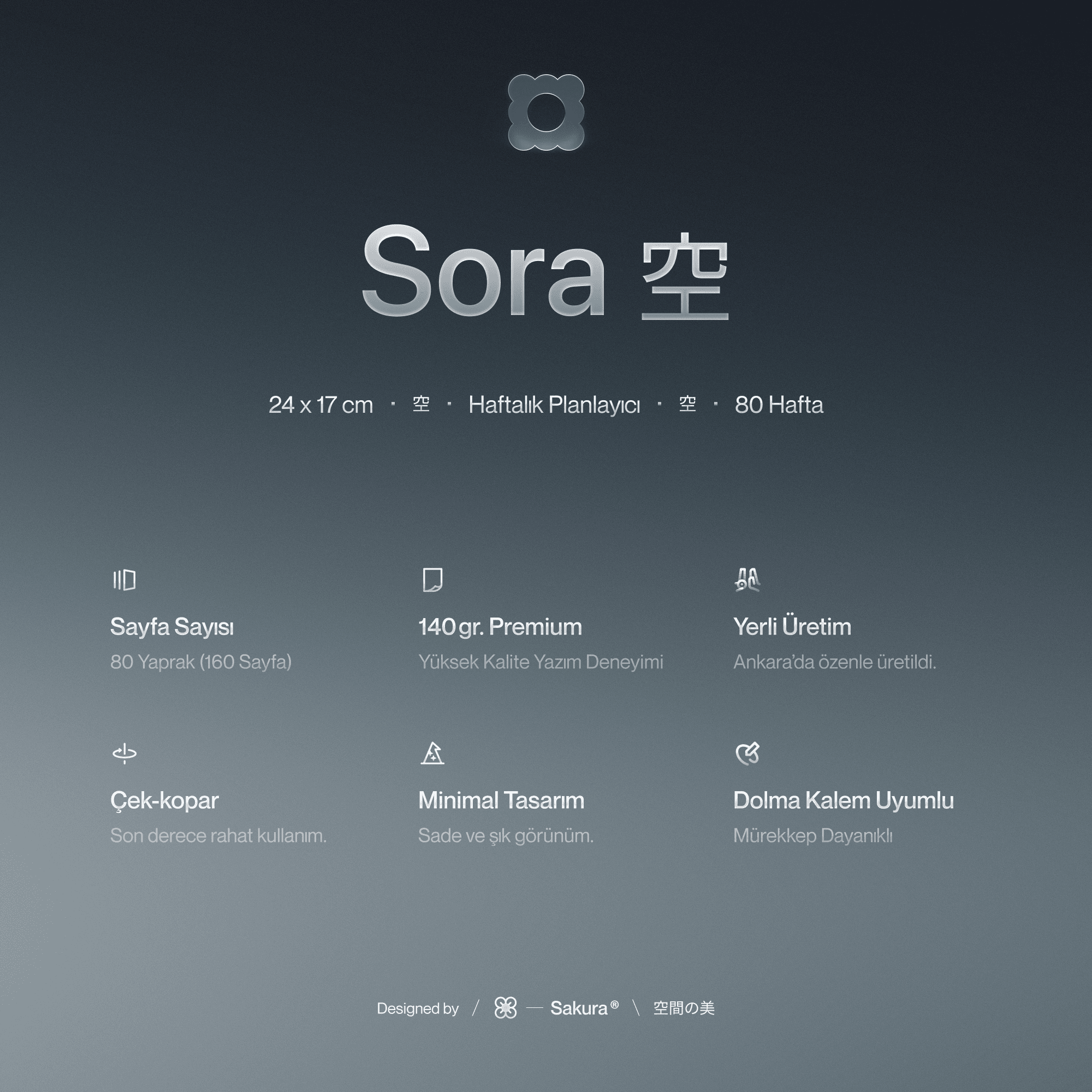 Sora Haftalık Notepad Maxi