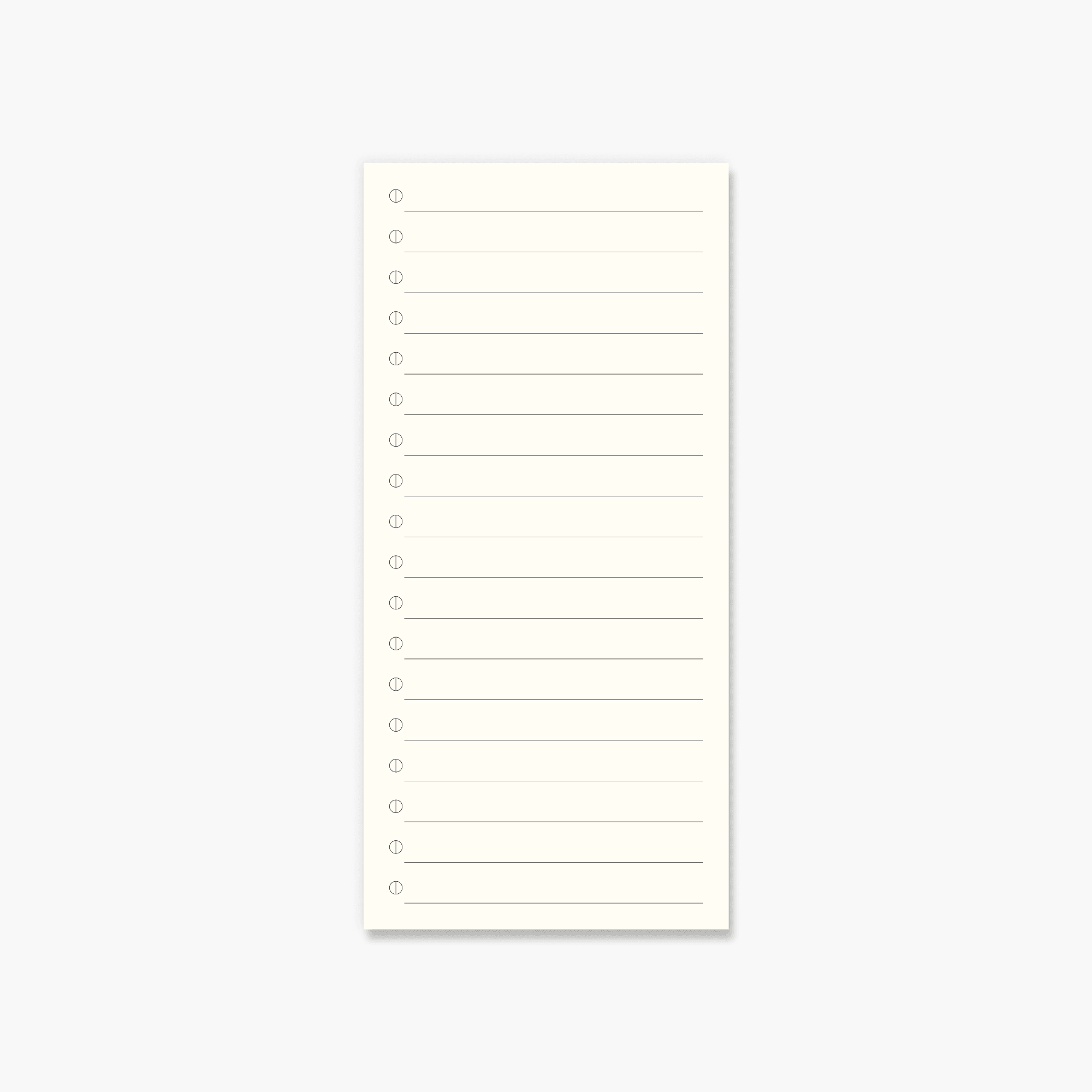Mori Notepad Çizgili