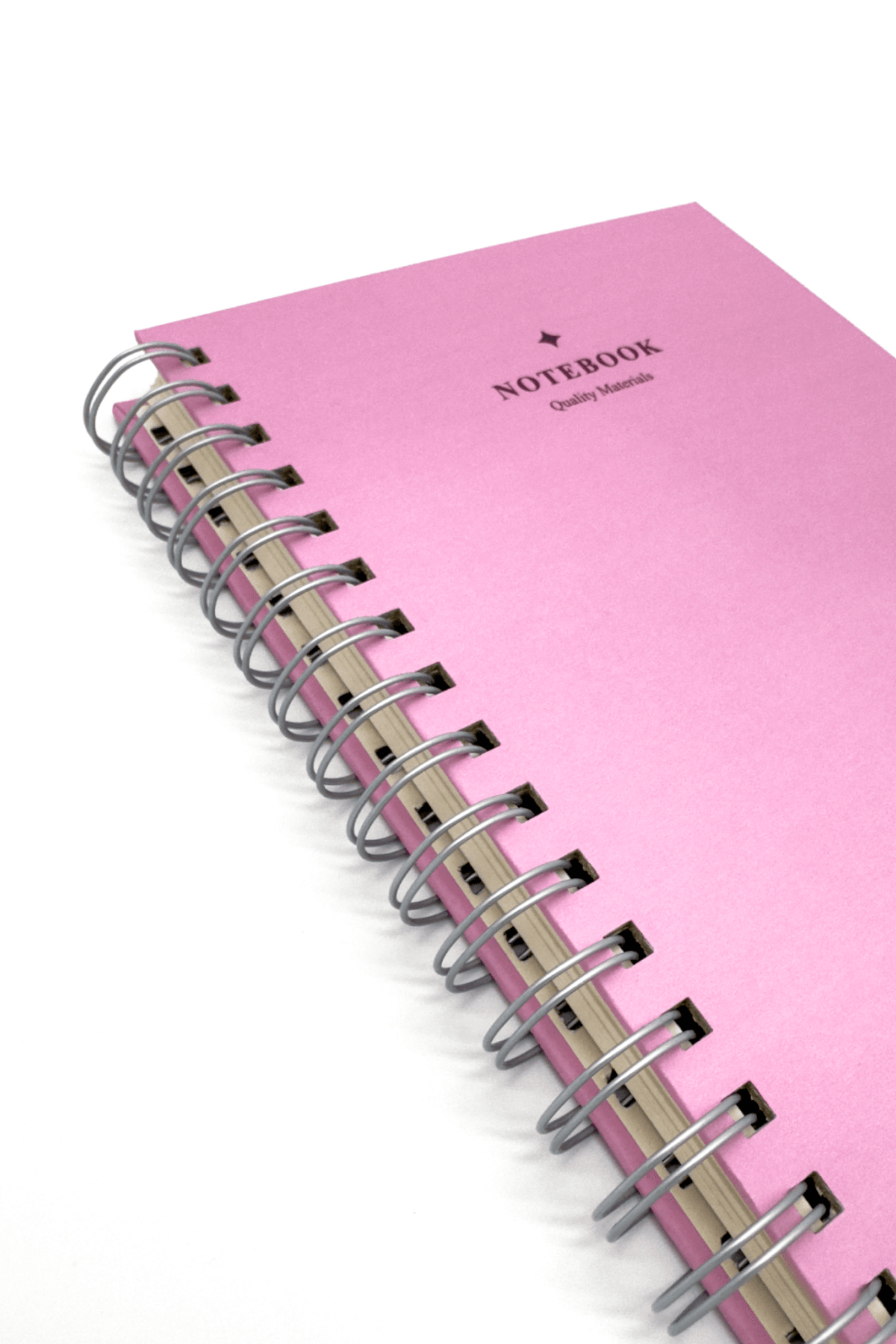 Biraru Gül Pembe Çizgili & Noktalı Defter