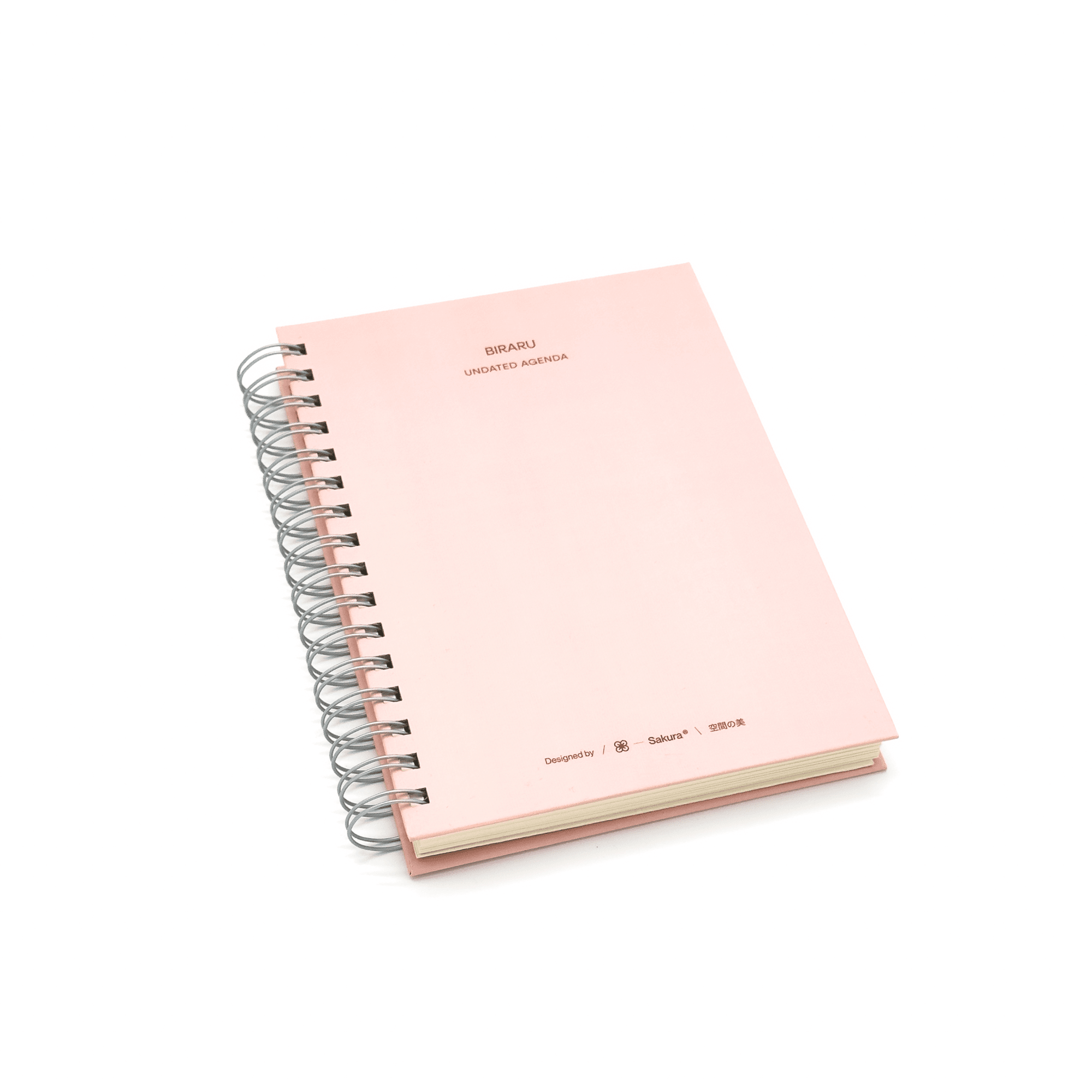 Tarihsiz Ajanda 12 Aylık Soft Pembe