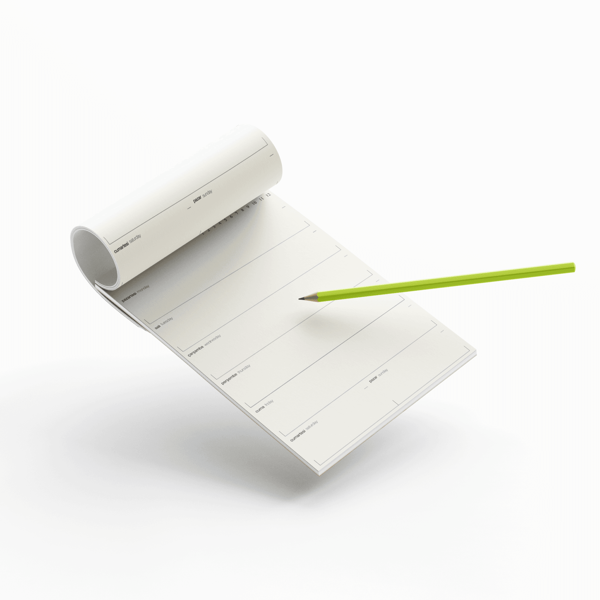 Sora Haftalık Notepad