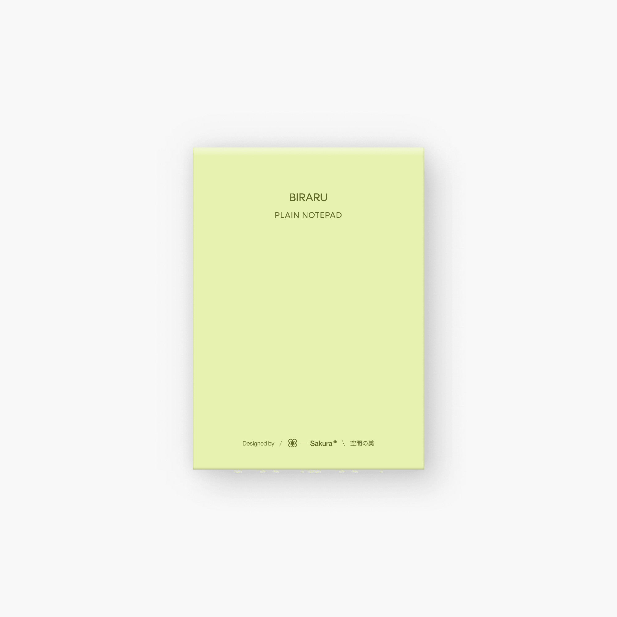 Notepad Pastel Limon
