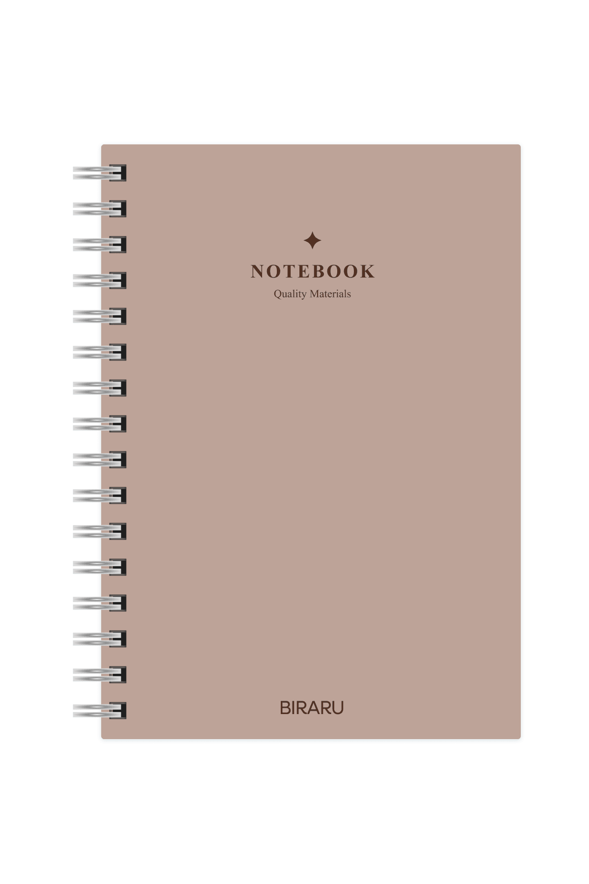 Biraru Bej Çizgili & Noktalı Defter