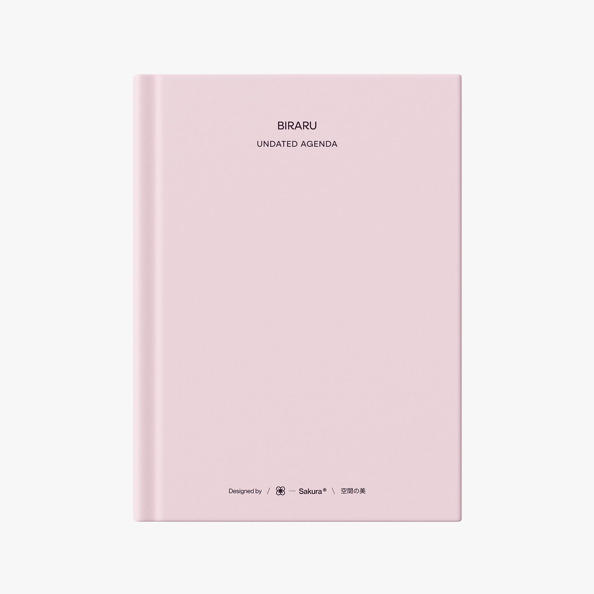 Tarihsiz Ajanda 12 Aylık - Pembe