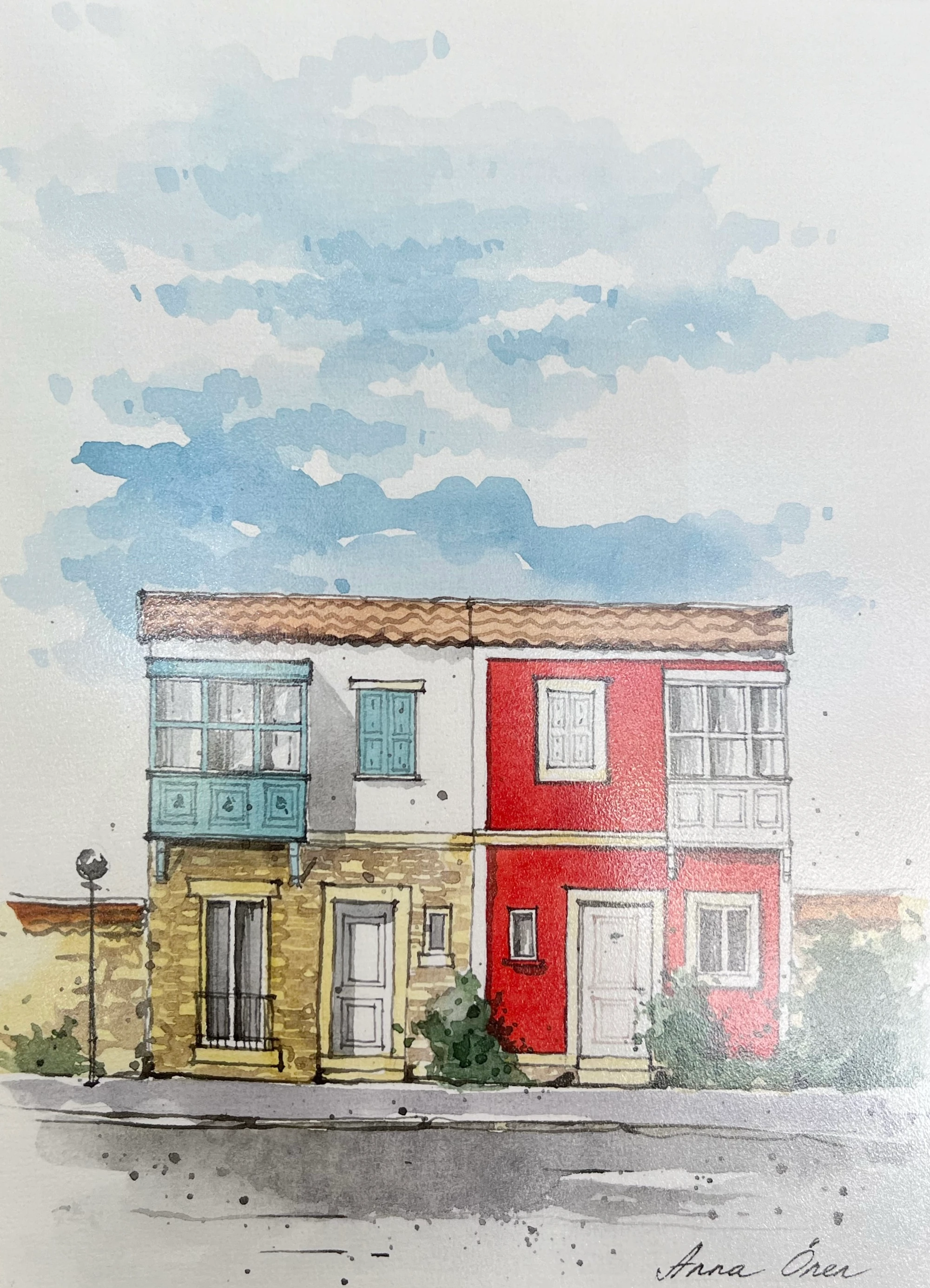 suluboya eskiz _e8 // Anna Önen