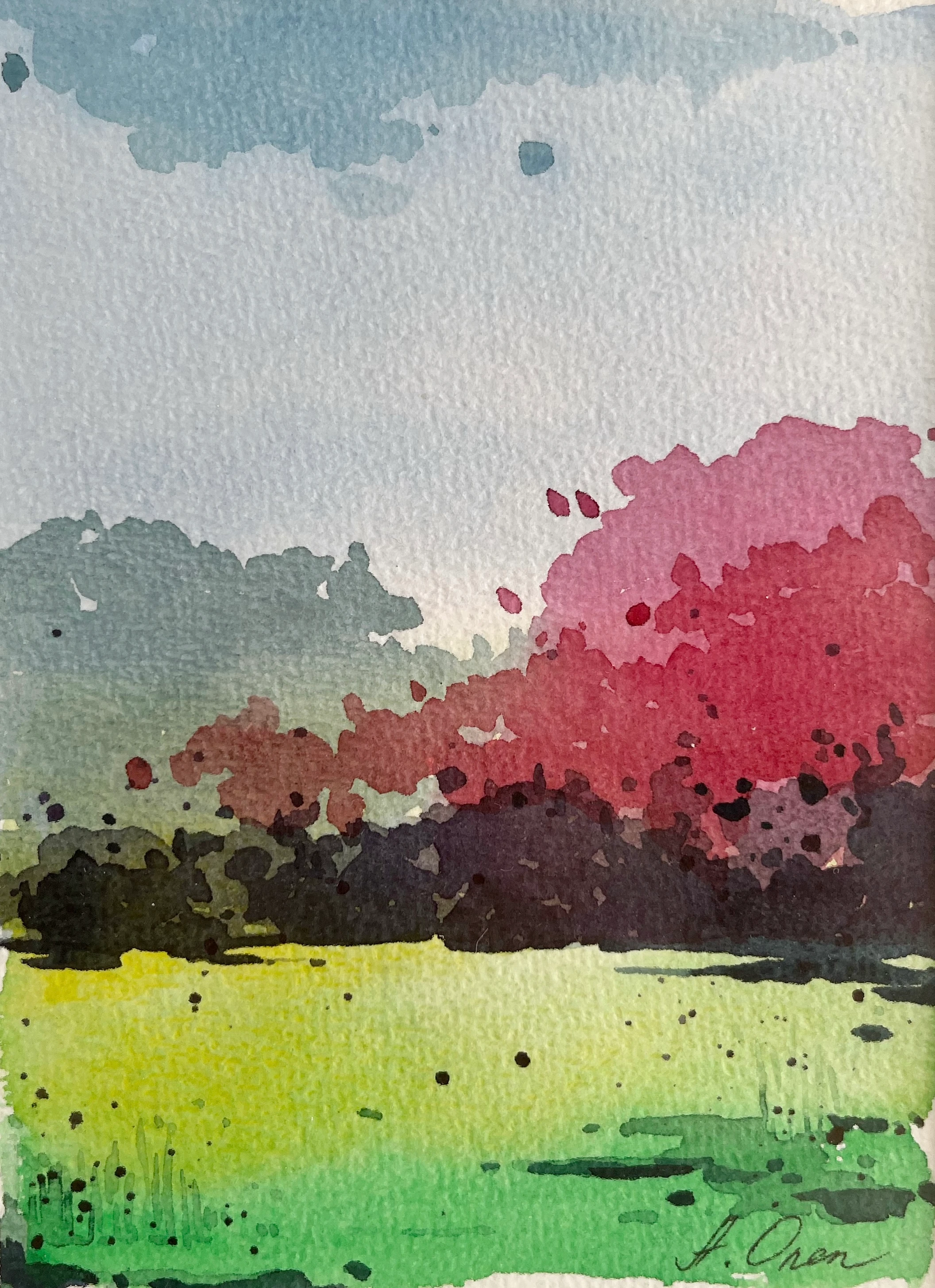 soyut suluboya _s20 // Anna Önen