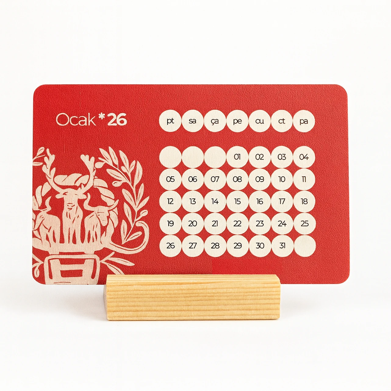 2026 İreçel Masa Takvimi