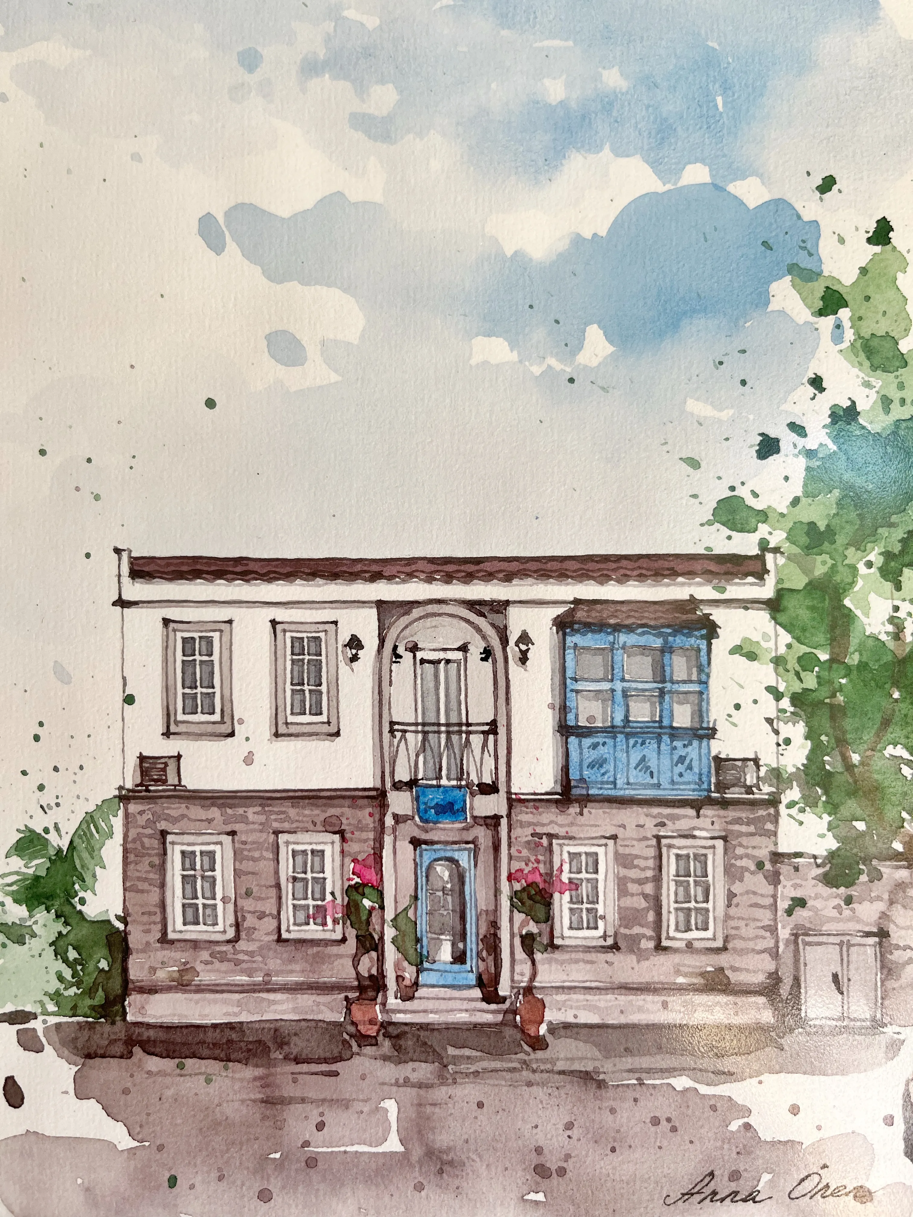 suluboya eskiz _e13 // Anna Önen