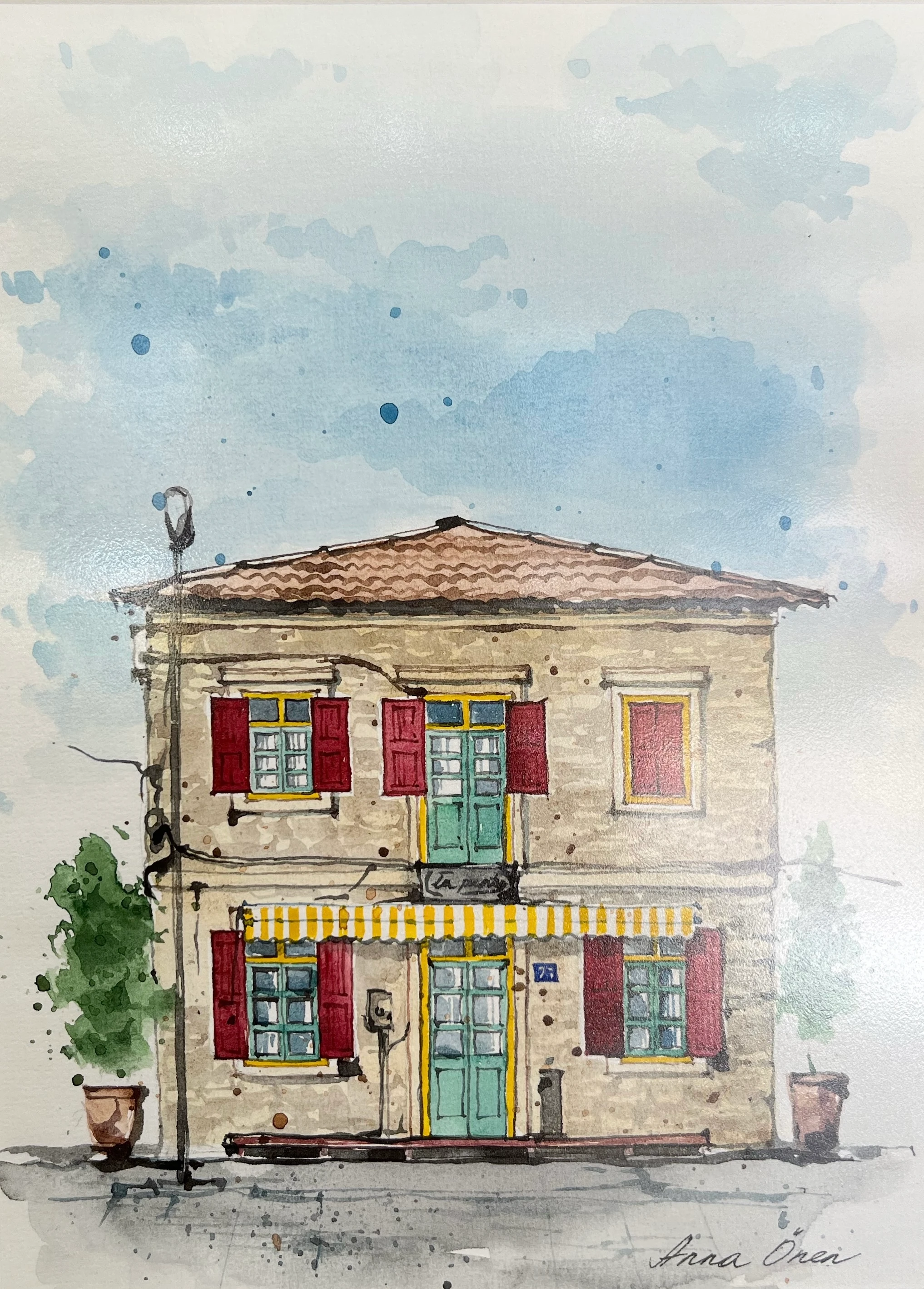 suluboya eskiz _e9 // Anna Önen