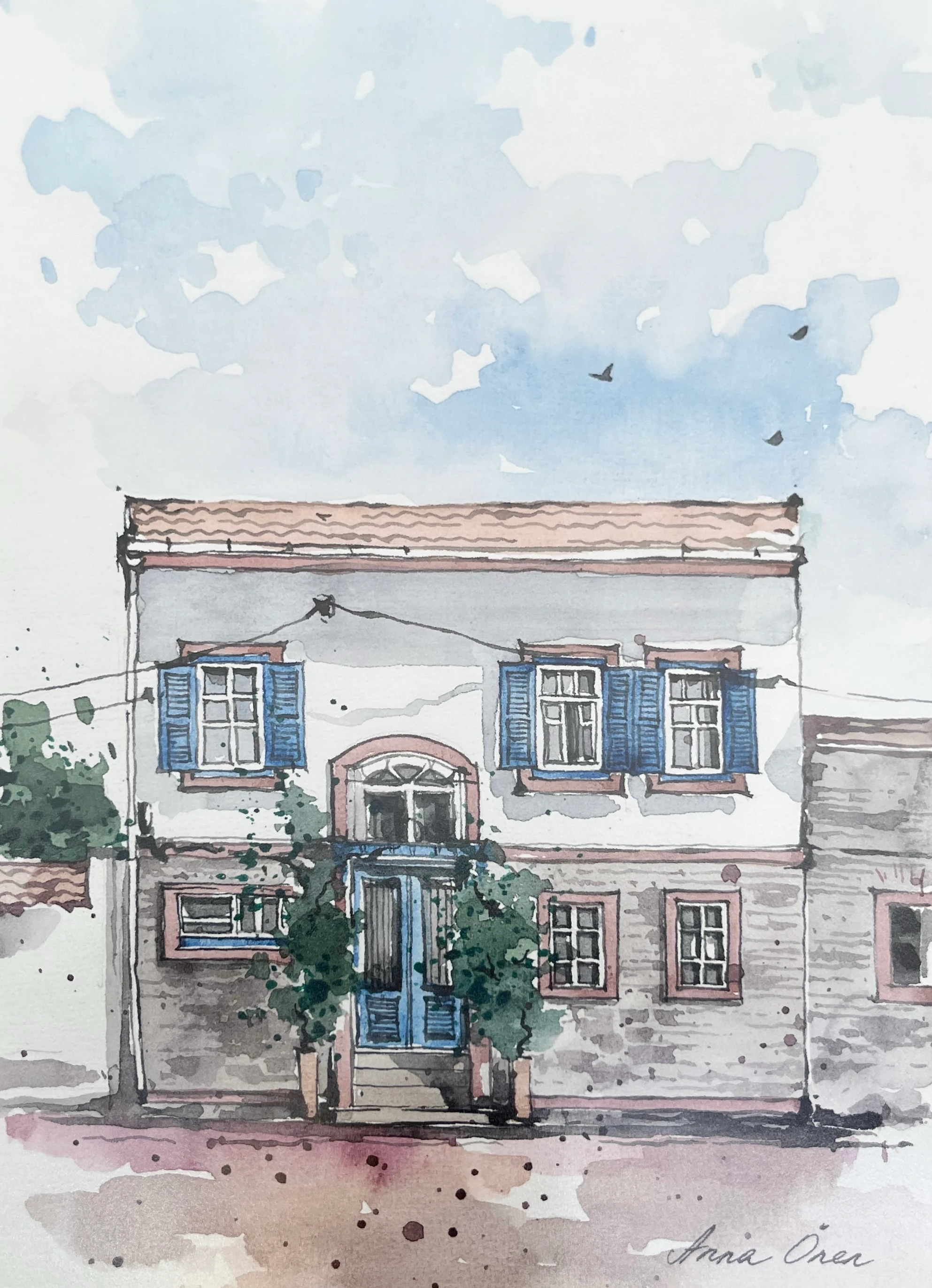 suluboya eskiz _e7 // Anna Önen