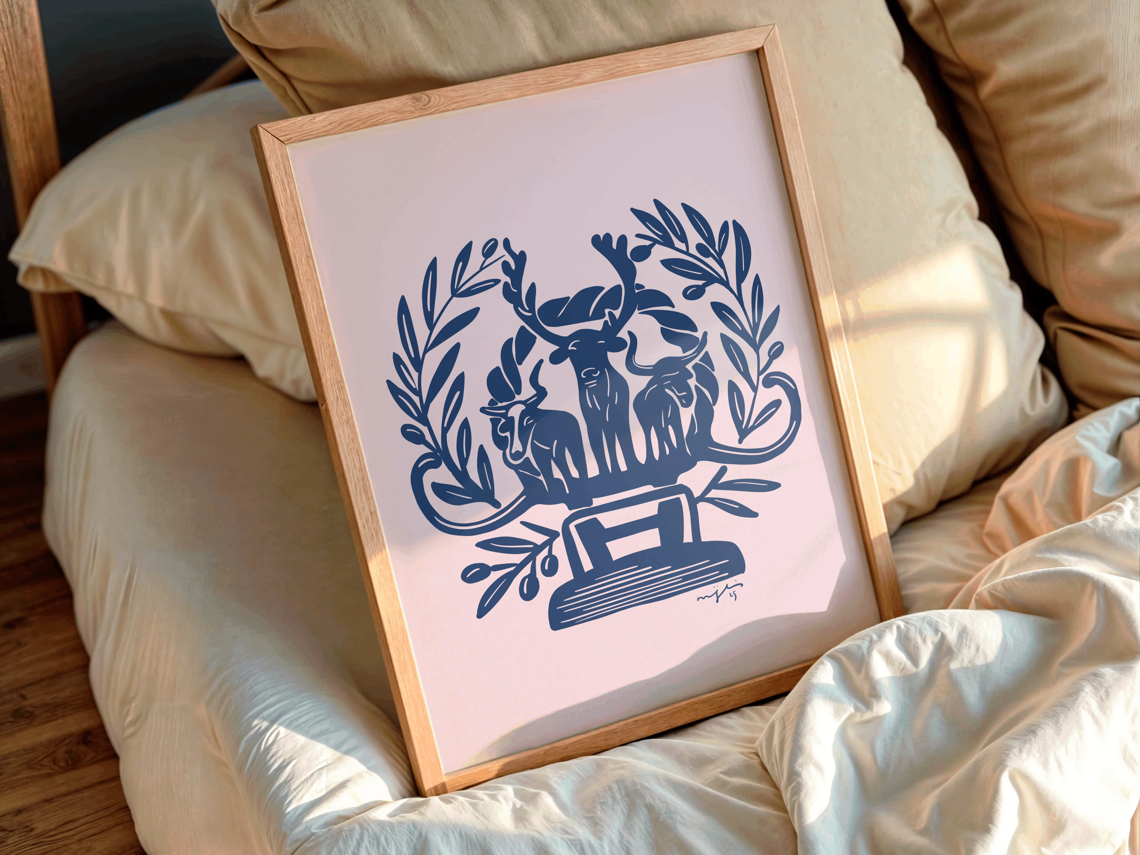 Zeytin Dalı Güneş Kursu // Fine Art Poster