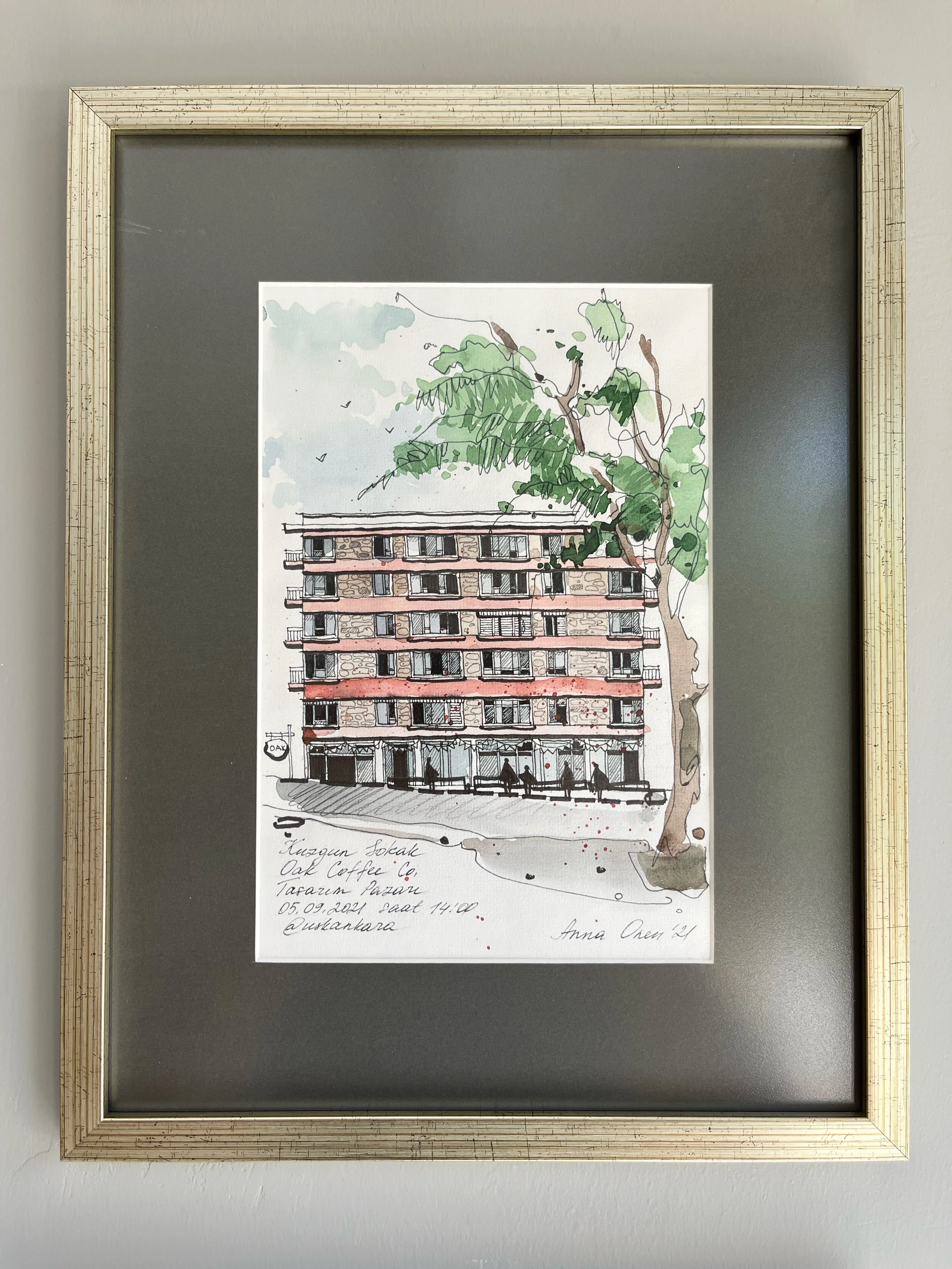 suluboya eskiz _e12 // Anna Önen