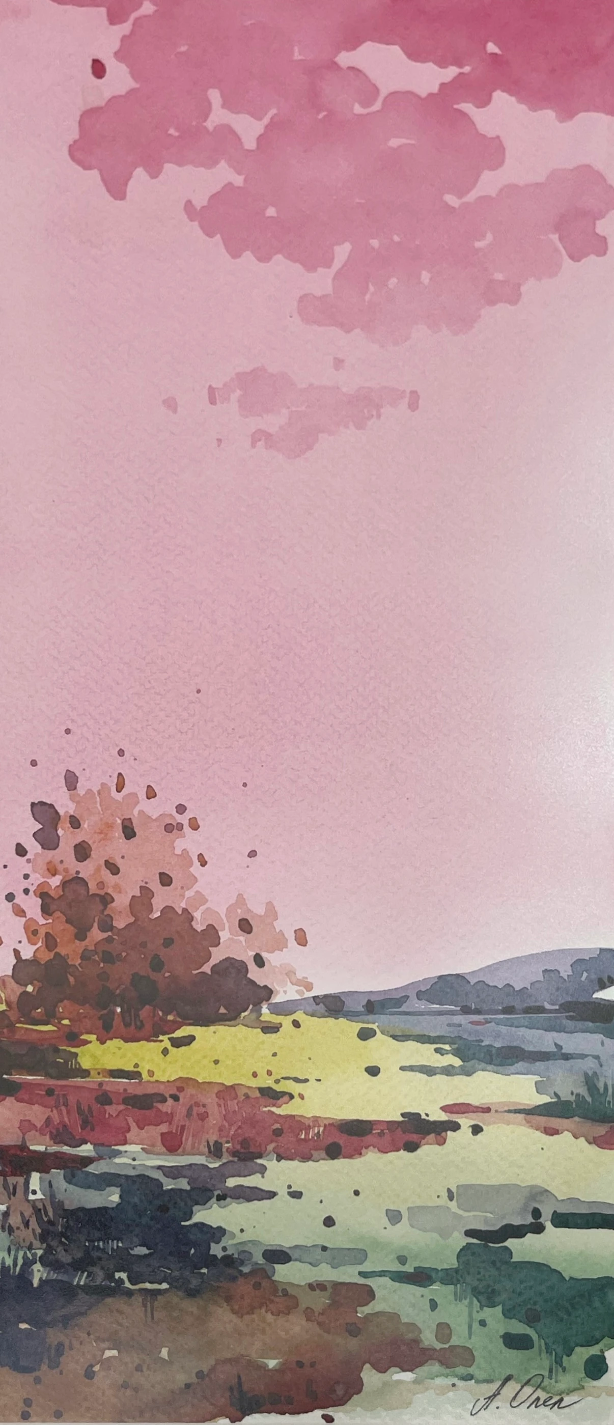 soyut suluboya _s18 // Anna Önen