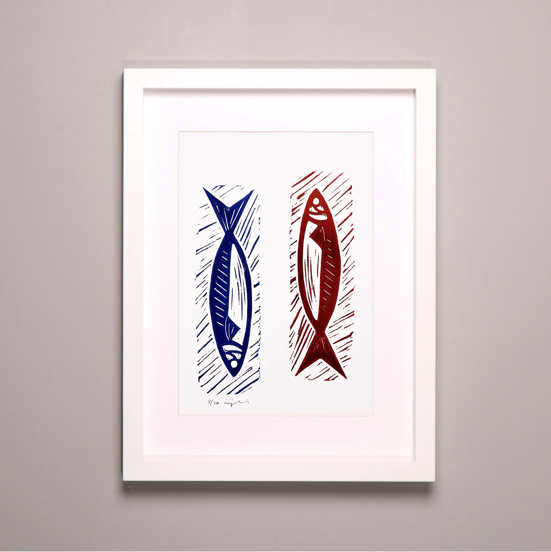 Uşaklar // Linol Baskı