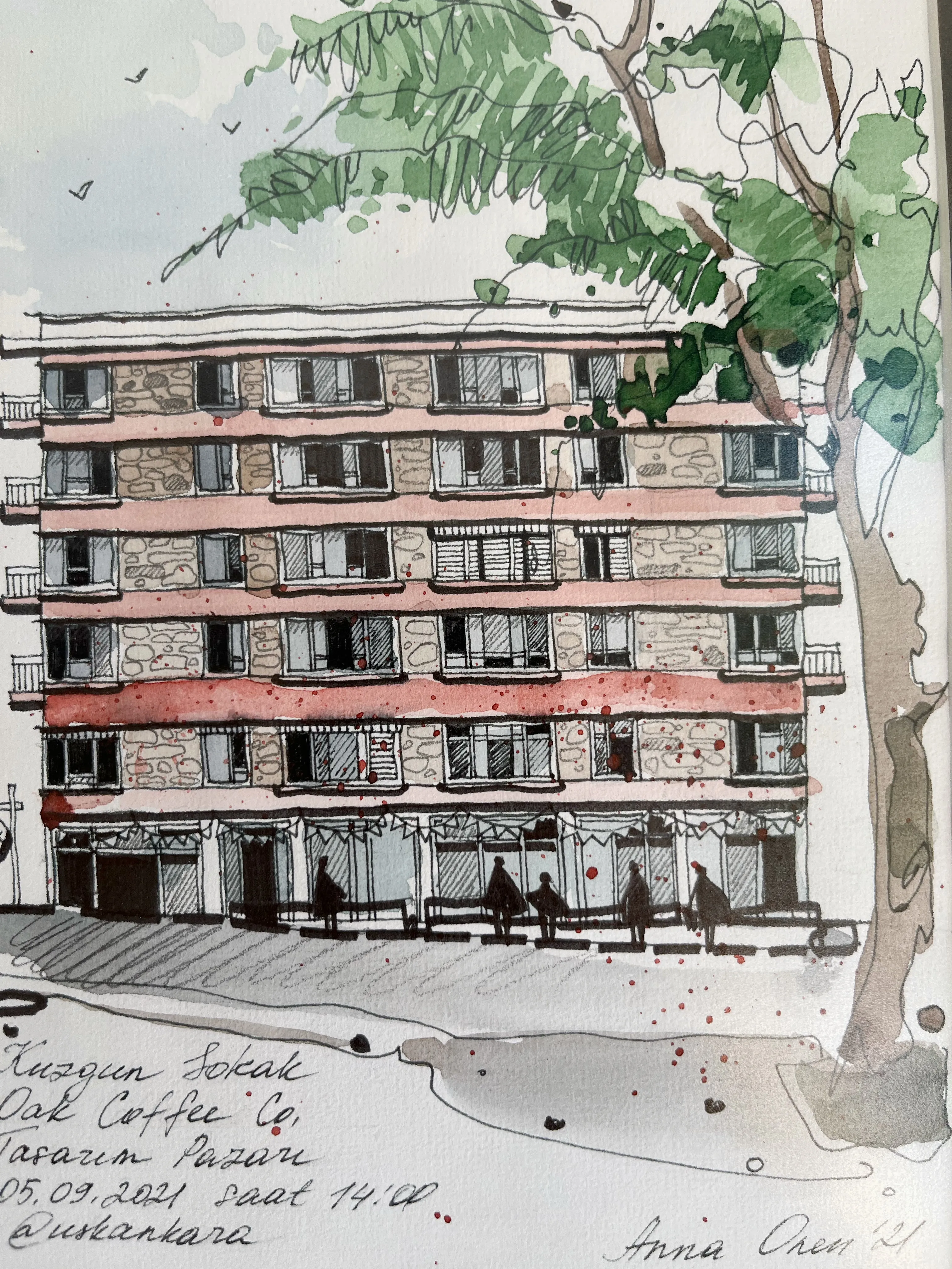 suluboya eskiz _e12 // Anna Önen