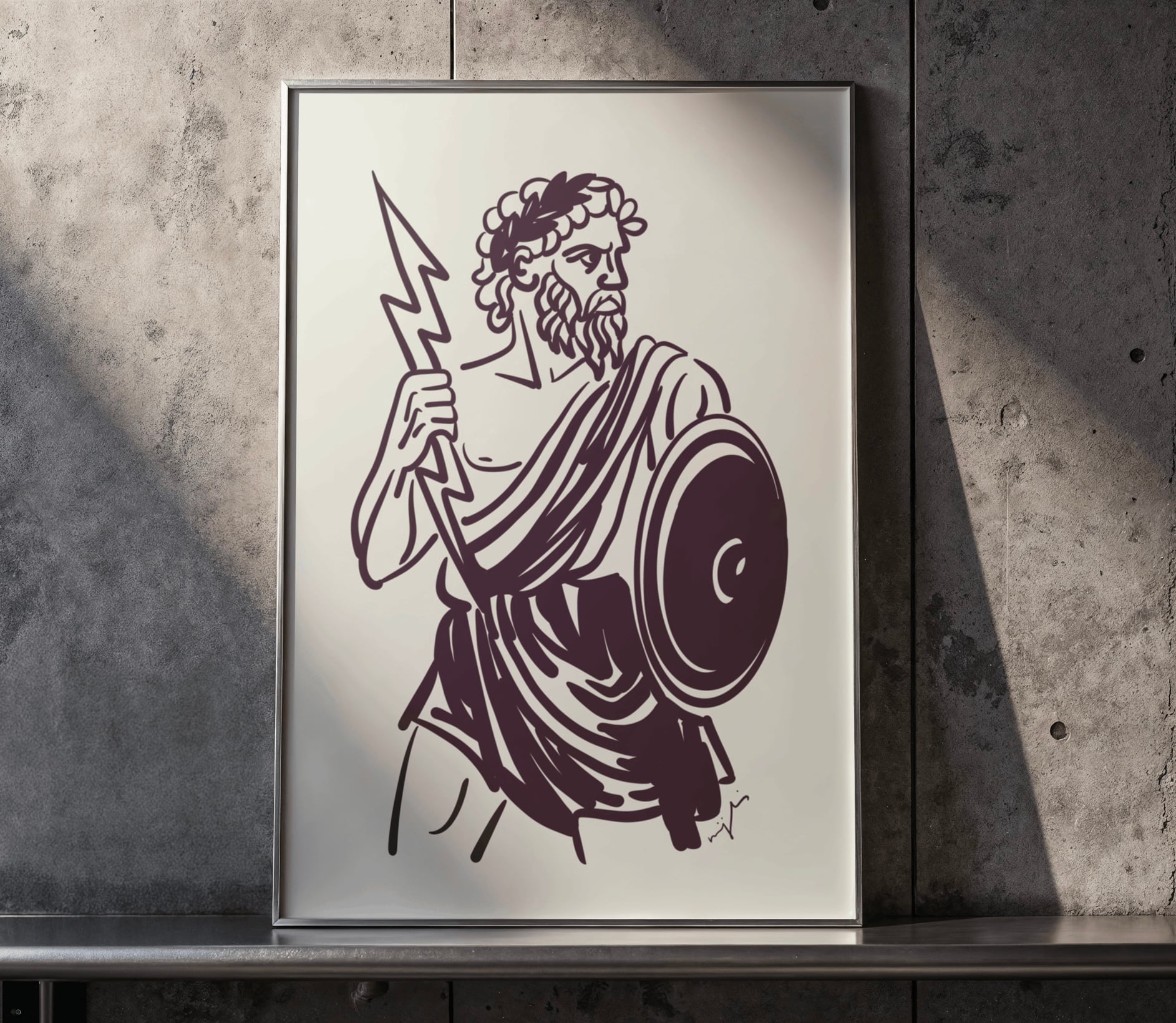 Zeus // Fine Art Poster