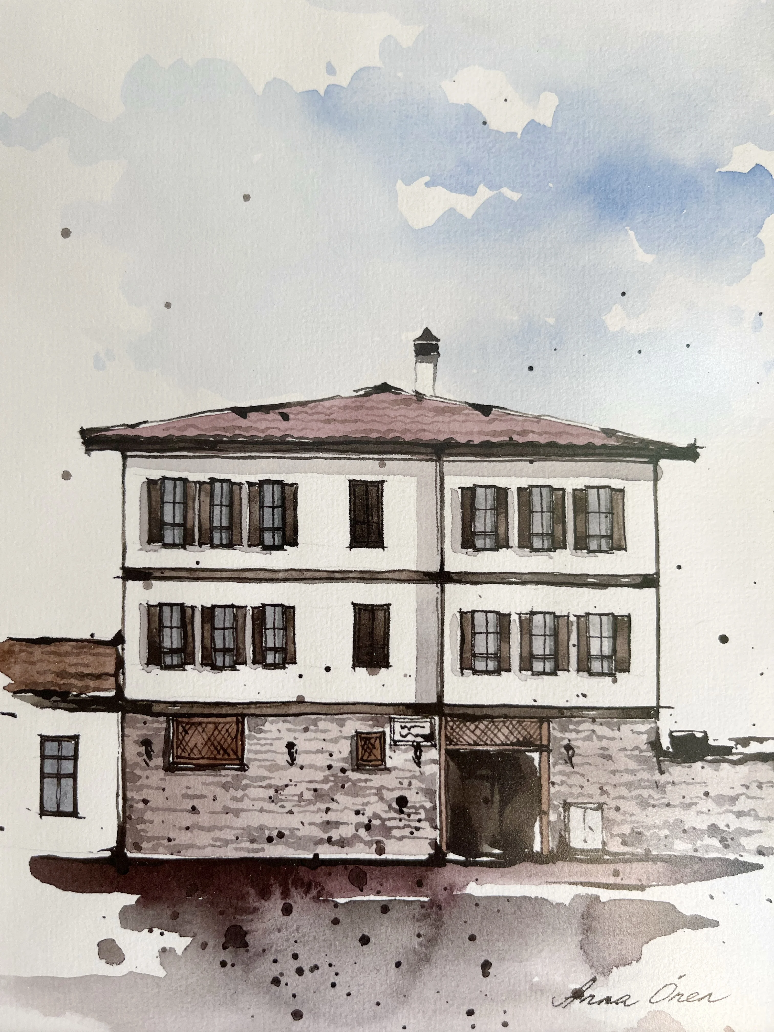 suluboya eskiz _e3 // Anna Önen