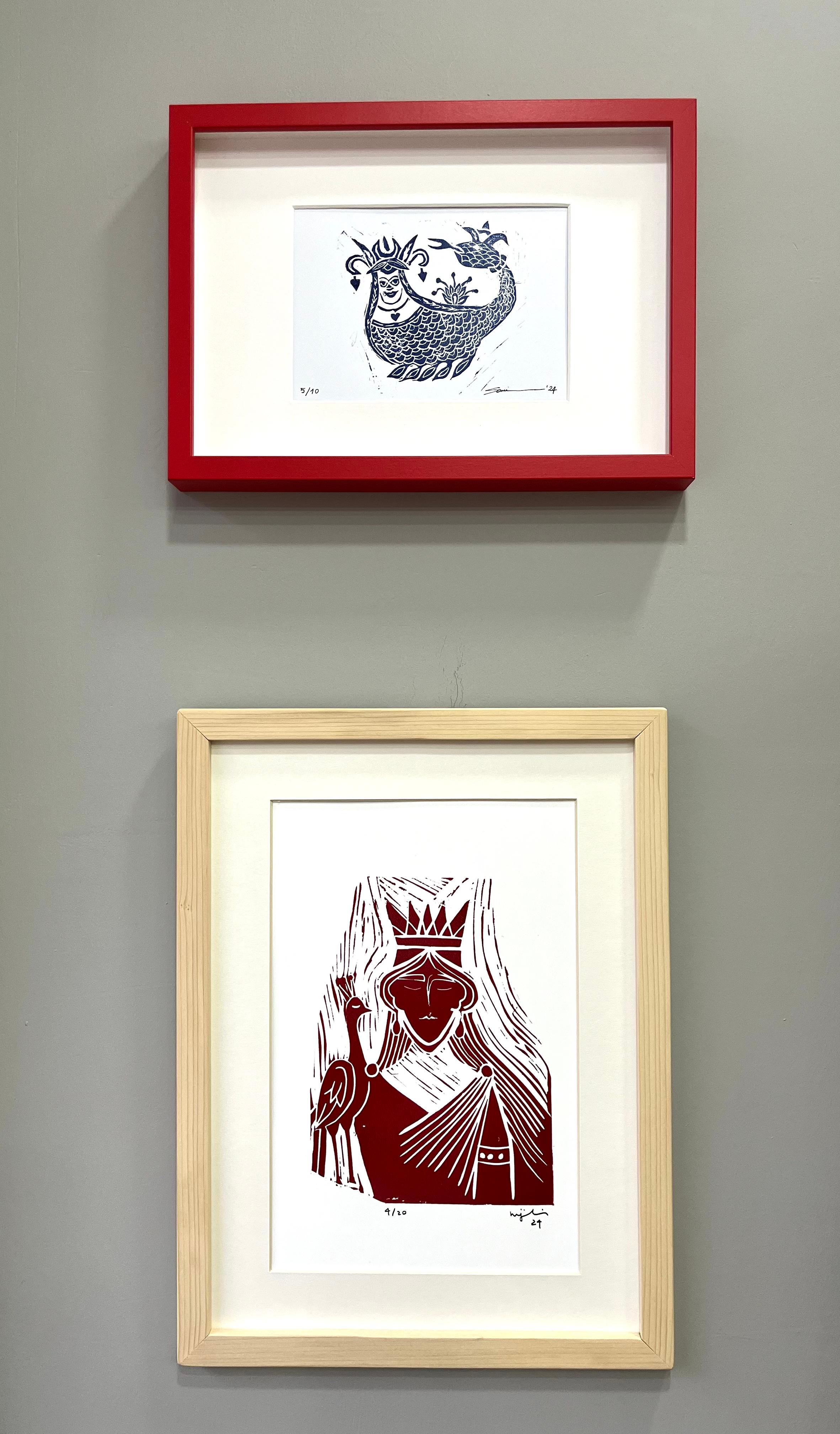 hera // linol baskı 