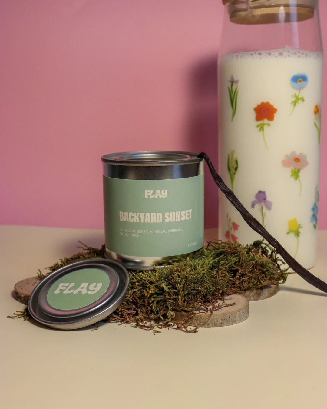 Backyard Sunset // Flay Candles