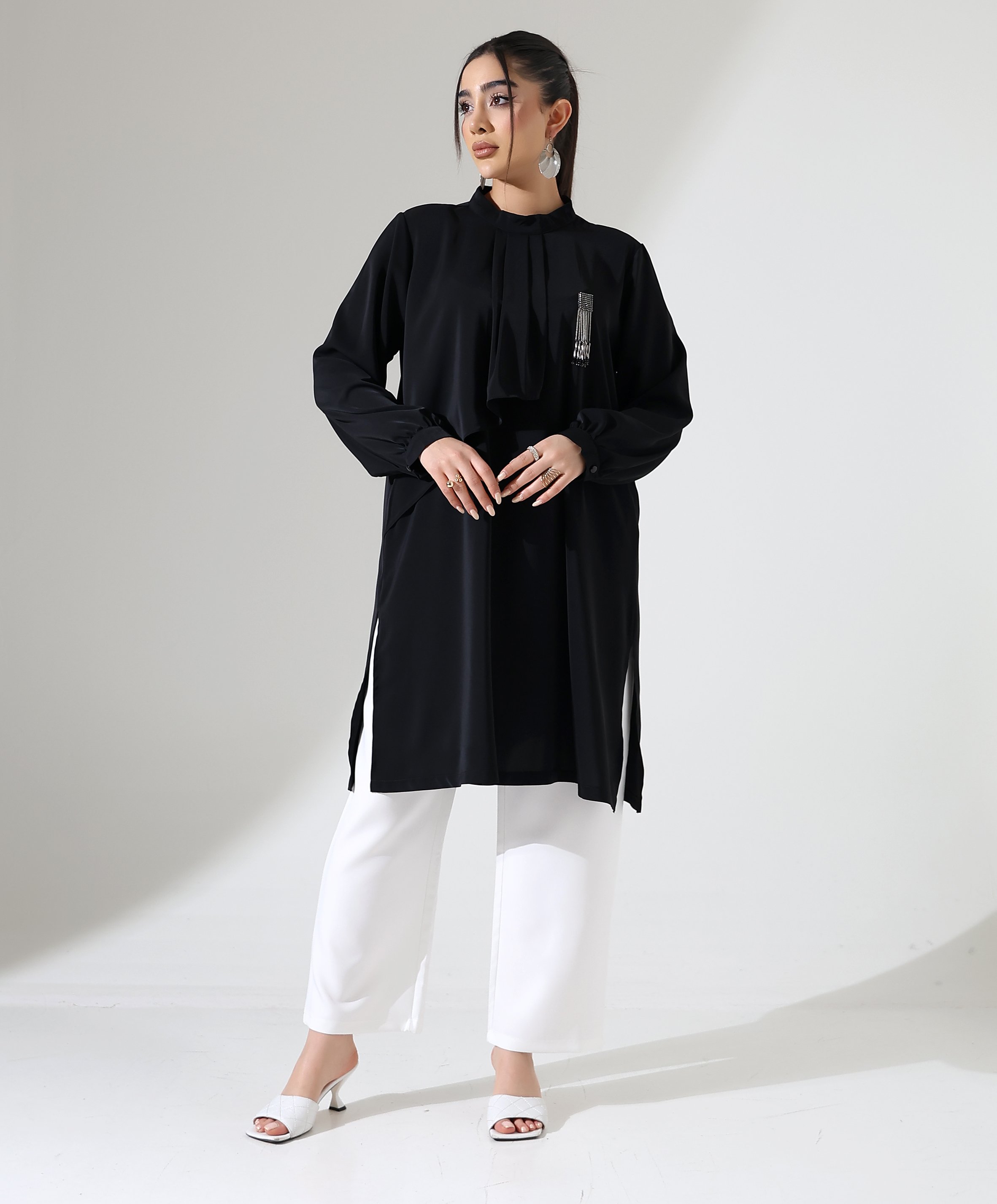 Pile Tunik - Siyah