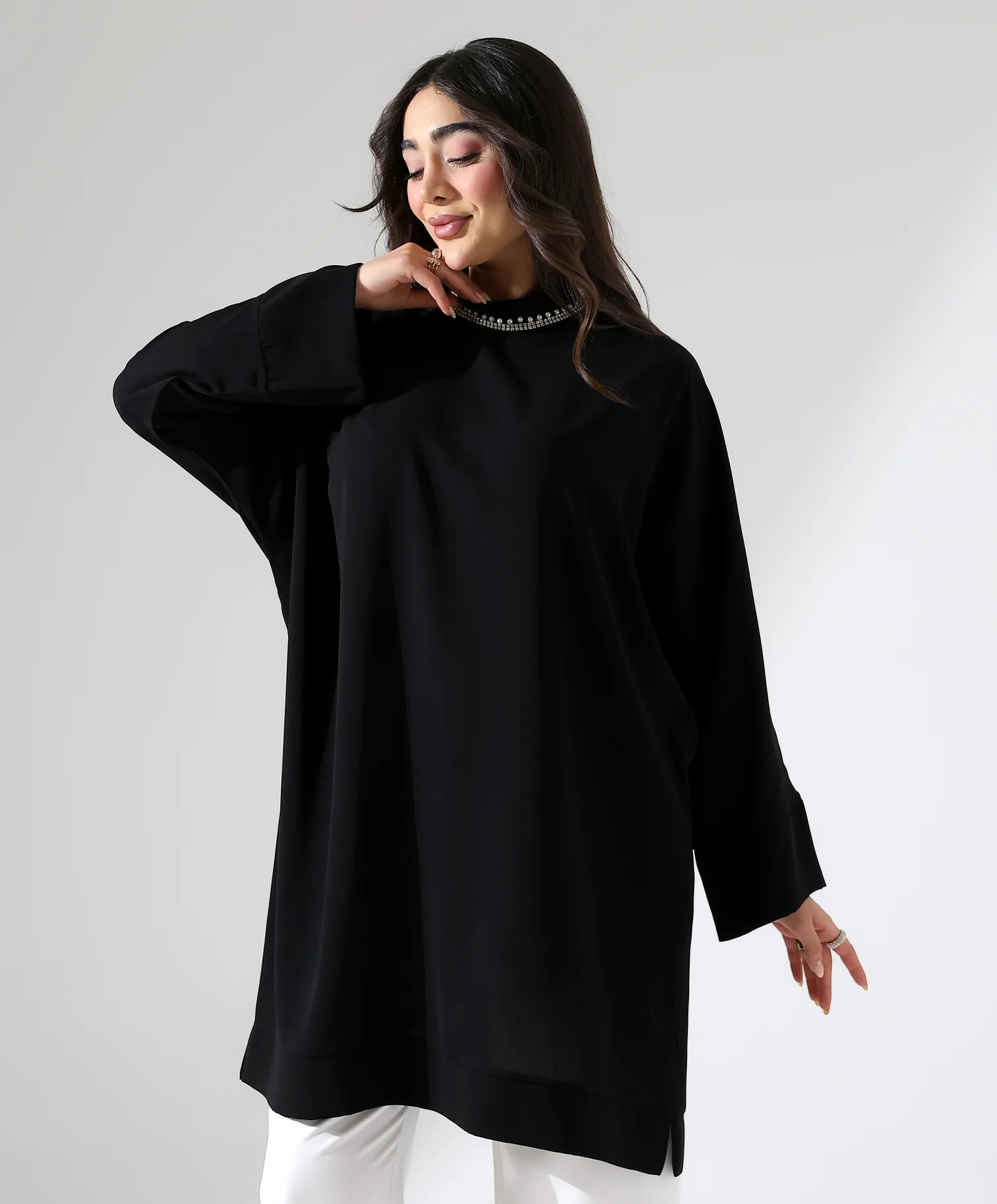 Taşlı Uzun Tunik