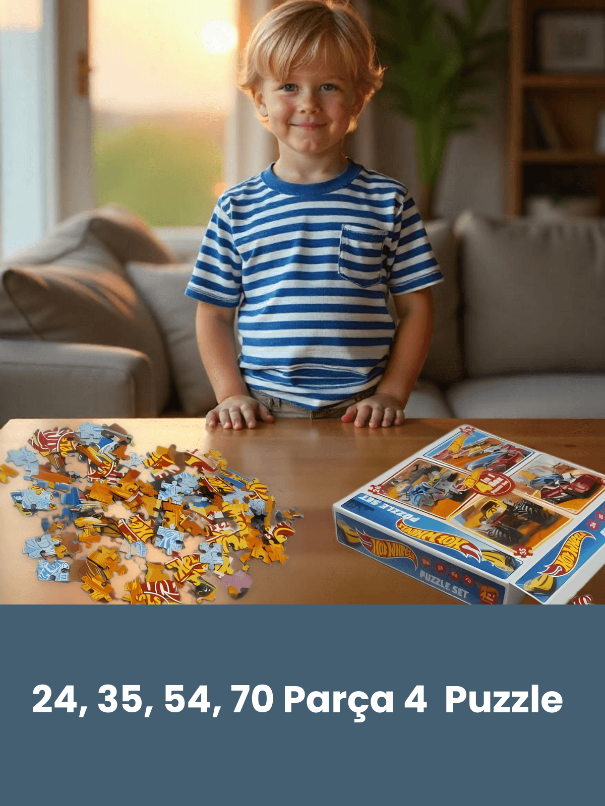 4 In 1 Puzzle, 24, 25, 54, 70 Parça Yapbozlar
