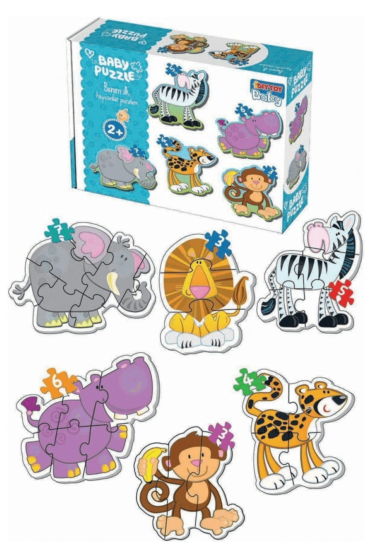 Baby Puzzle, Benim İlk Çiftlik Puzzle'm, Hayvanlar Yapboz, 2+ Yaş - Hayvanlar
