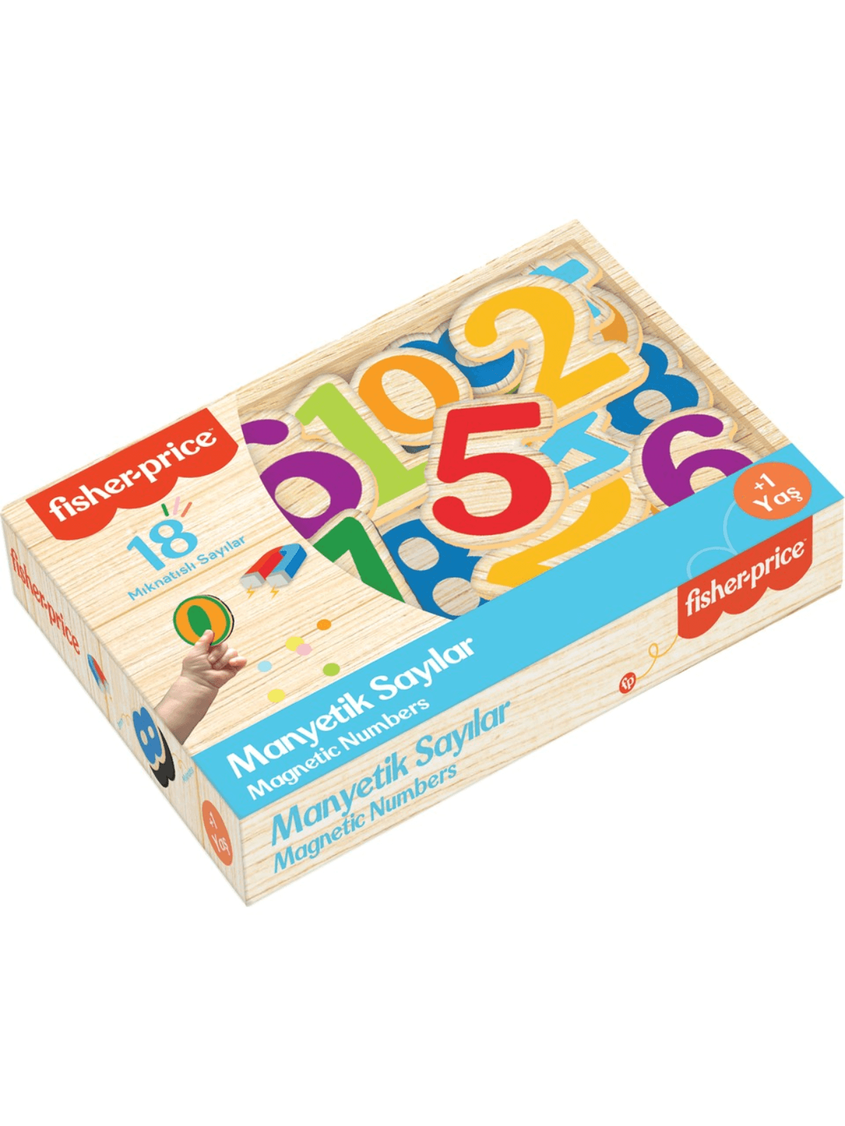 Fisher-Price Eğitici Mıknatıslı Sayılar Seti - Buzdolabı Ve Metal Yüzeyler Için 18 Parça
