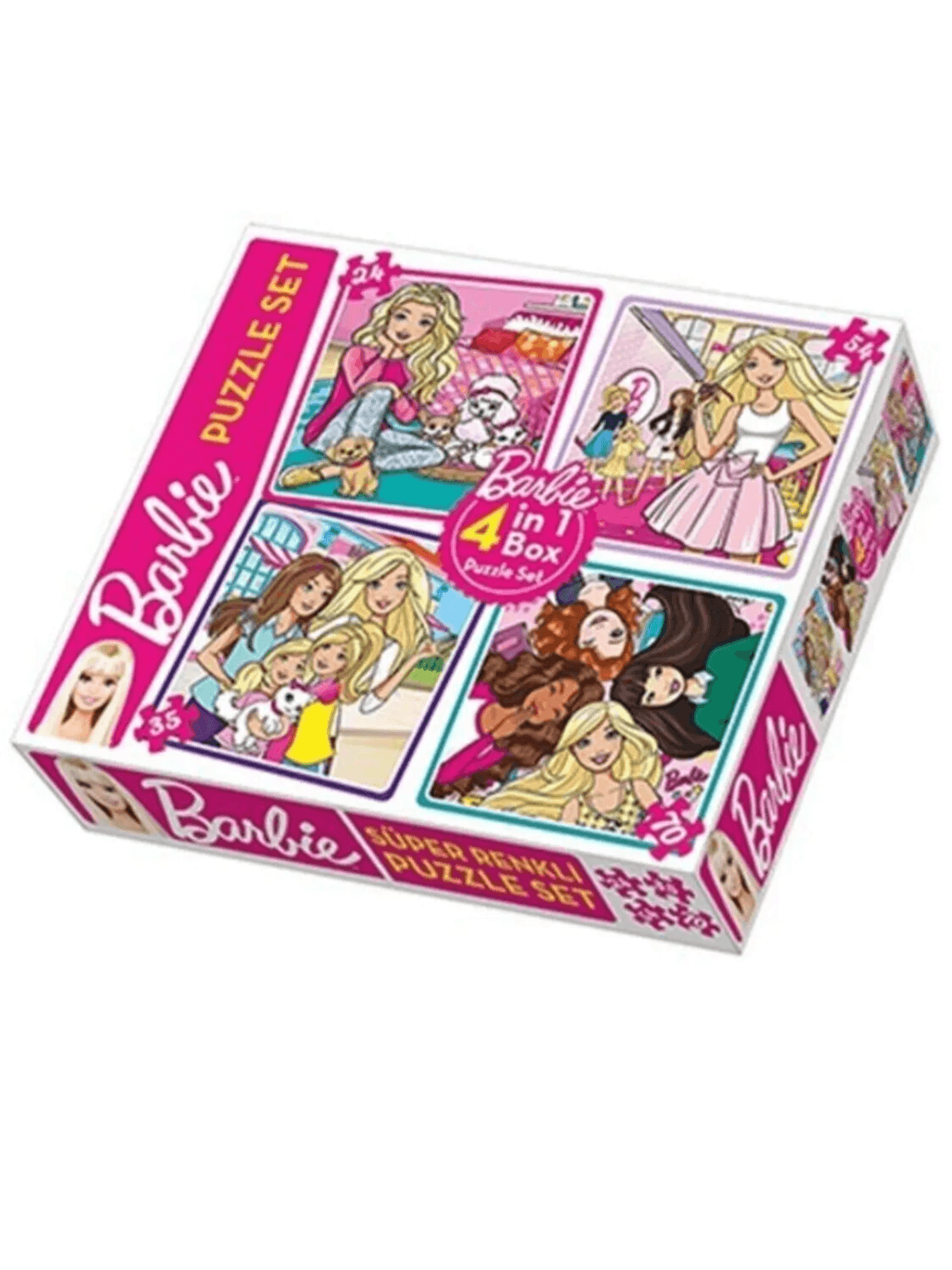 4 In 1 Box Puzzle 24 54 35 70 Parça Yapbozlar