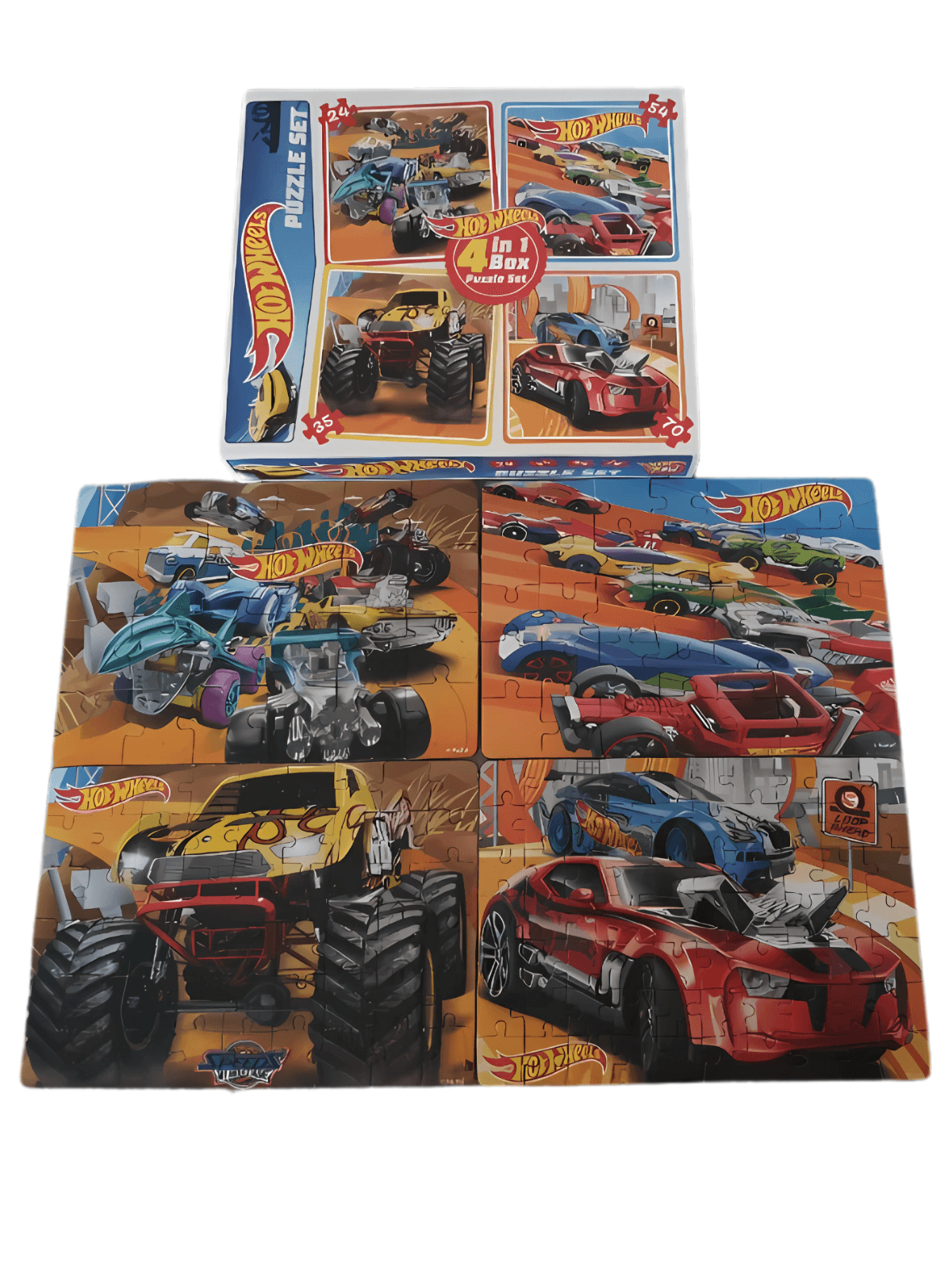 4 In 1 Puzzle, 24, 25, 54, 70 Parça Yapbozlar