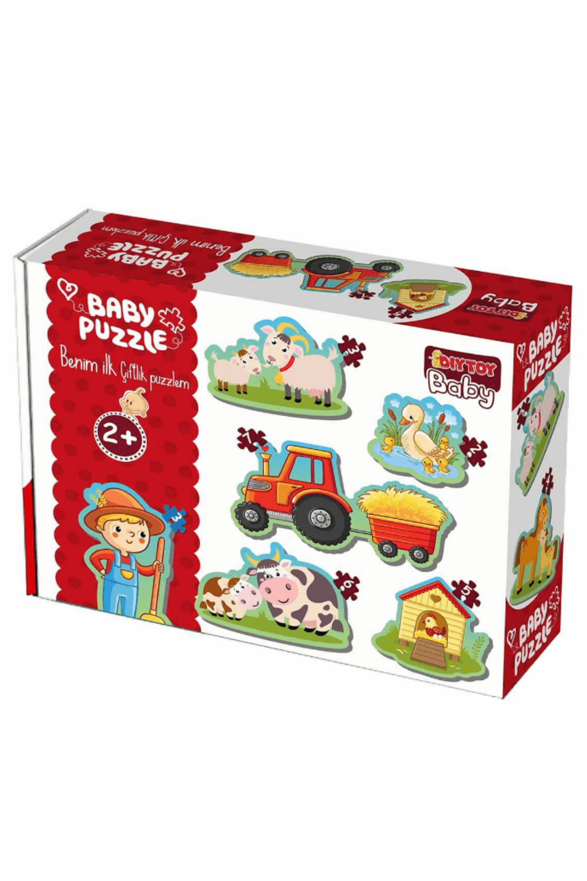 Baby Puzzle, Benim İlk Çiftlik Puzzle'm, Hayvanlar Yapboz, 2+ Yaş