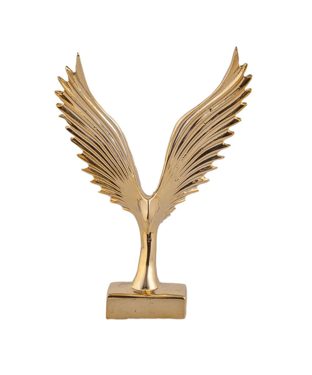 Gold Soyut Kartal Obje