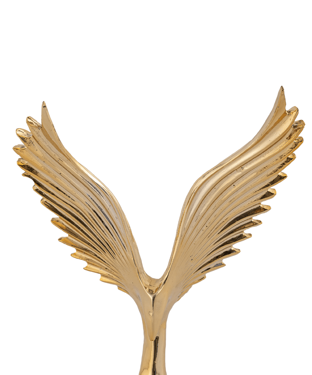 Gold Soyut Kartal Obje