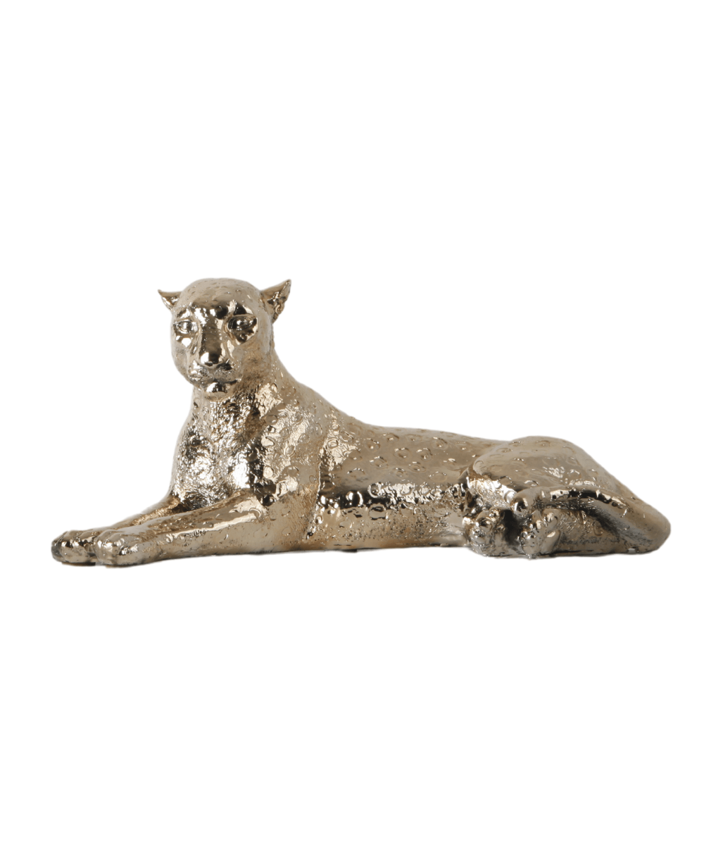 Gold Dinlenen Aslan Yer Büstü