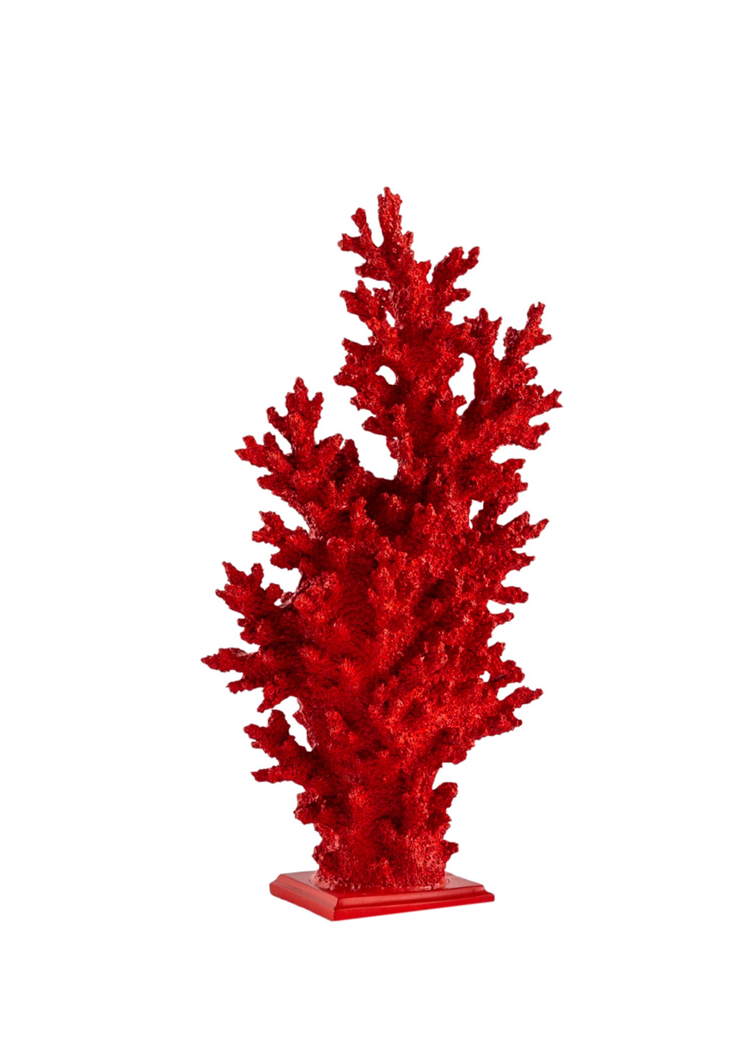 Kırmızı Mercan Dekoratif Obje 59 cm