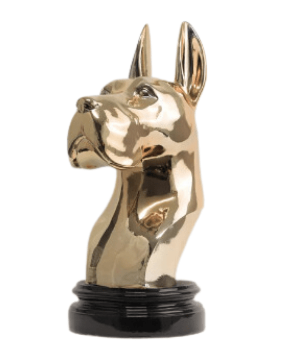 Karizmatik Gold Köpek Obje