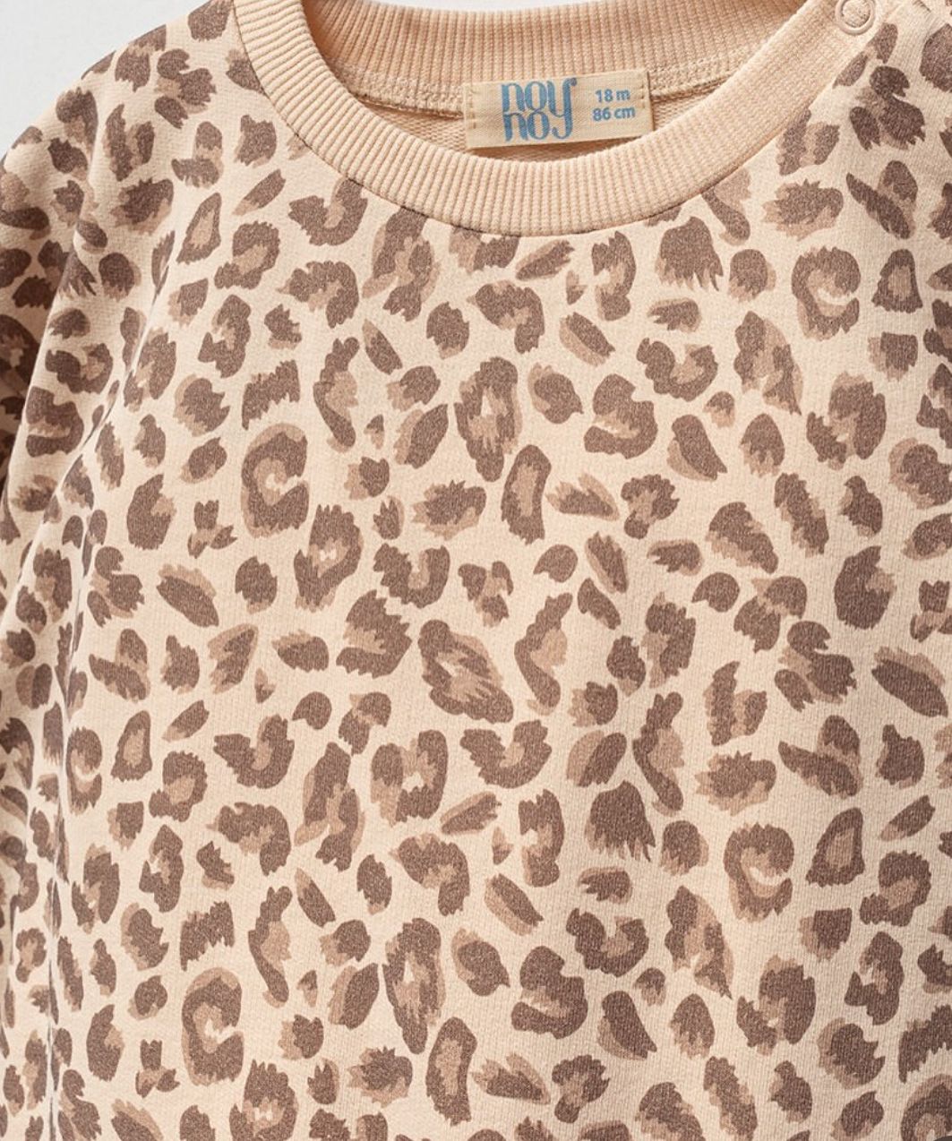 Kız Bebek Gabardin Ceketli Leoparlı Üçlü Takım