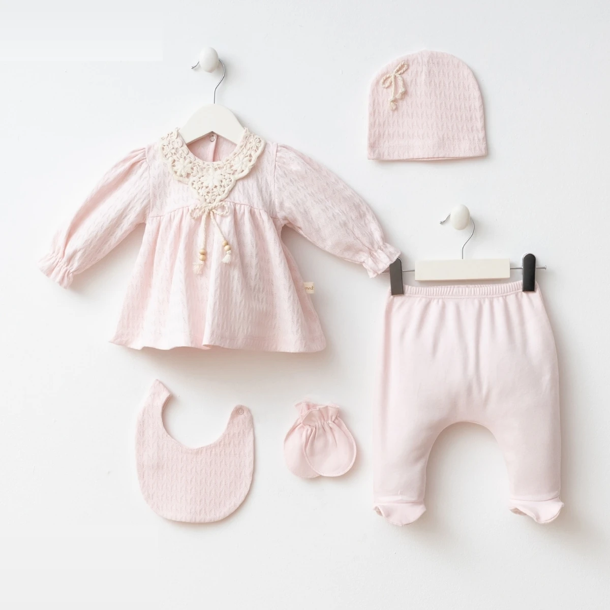 Kız Bebek Mia 5Li Hastane Çıkışı Set