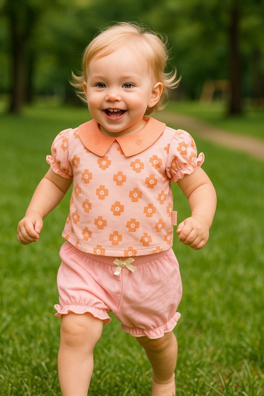 Kız Bebek Yakalı Elisa Şorlu İkili Takım
