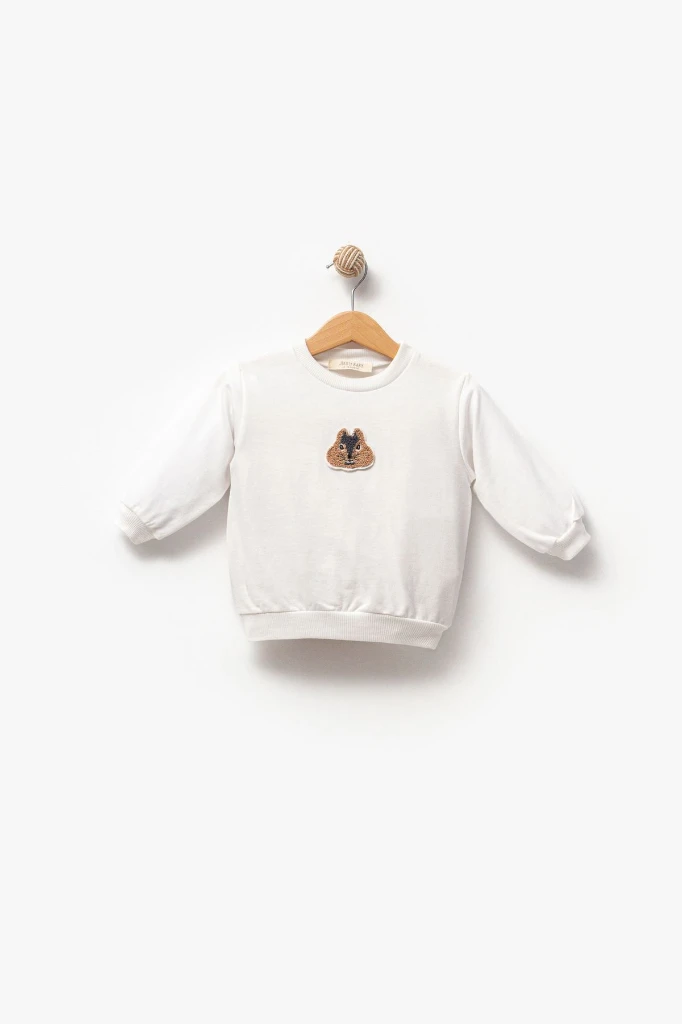 Erkek Bebek Peluş Montlu Tarz Üçlü Takım