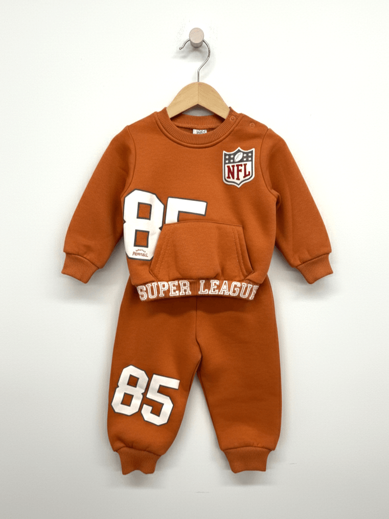 Erkek Bebek NFL Baskılı Şardonlu İkili Takım