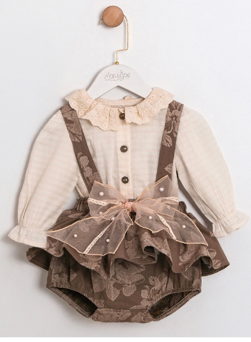 Kız Bebek Beauty İkili Romper Takım