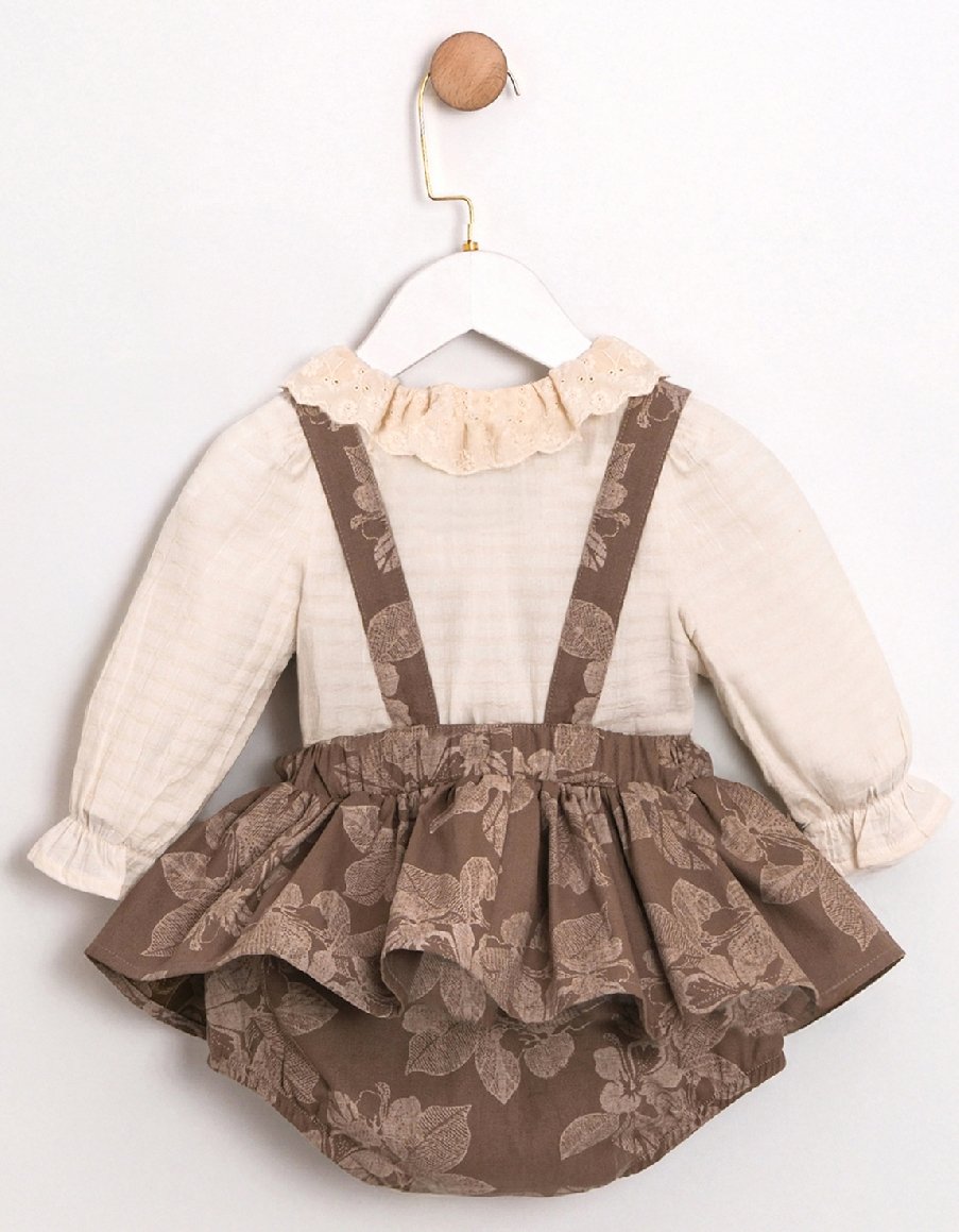 Kız Bebek Beauty İkili Romper Takım