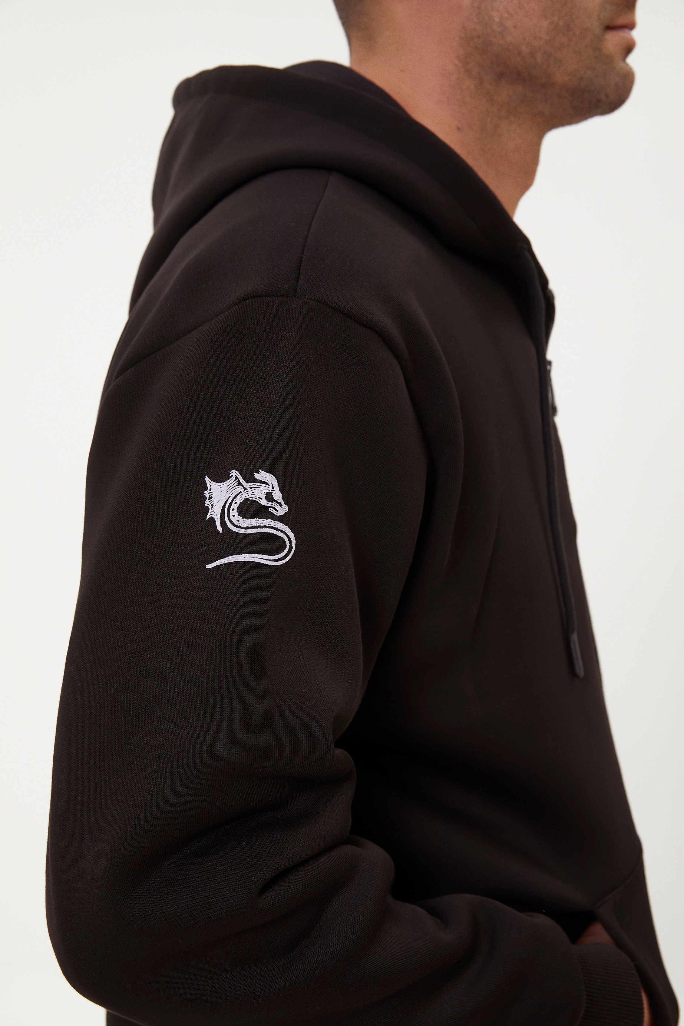 Erkek Fermuarlı Hoodie