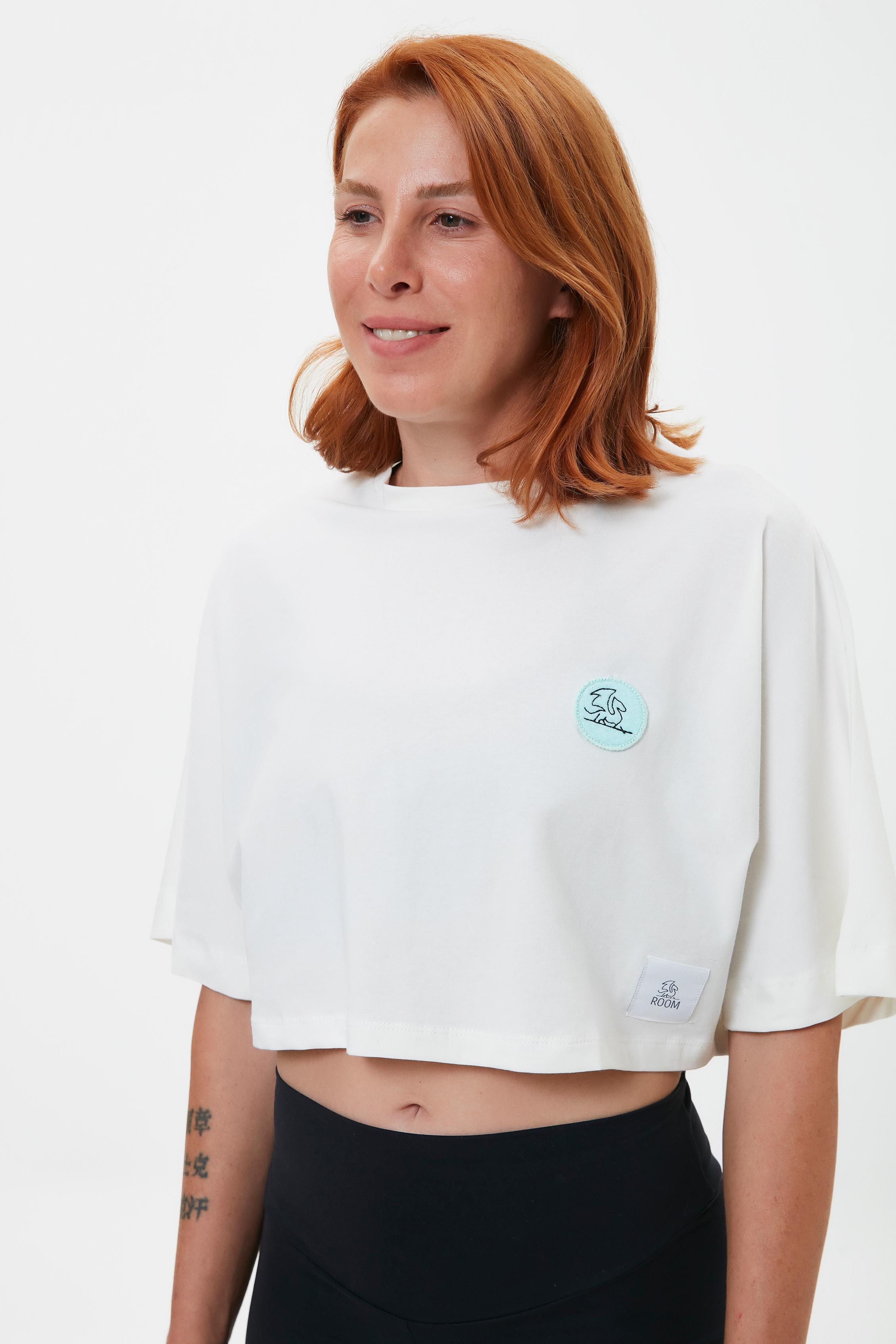 Power Of Creation - Short Sleeve Crop Top